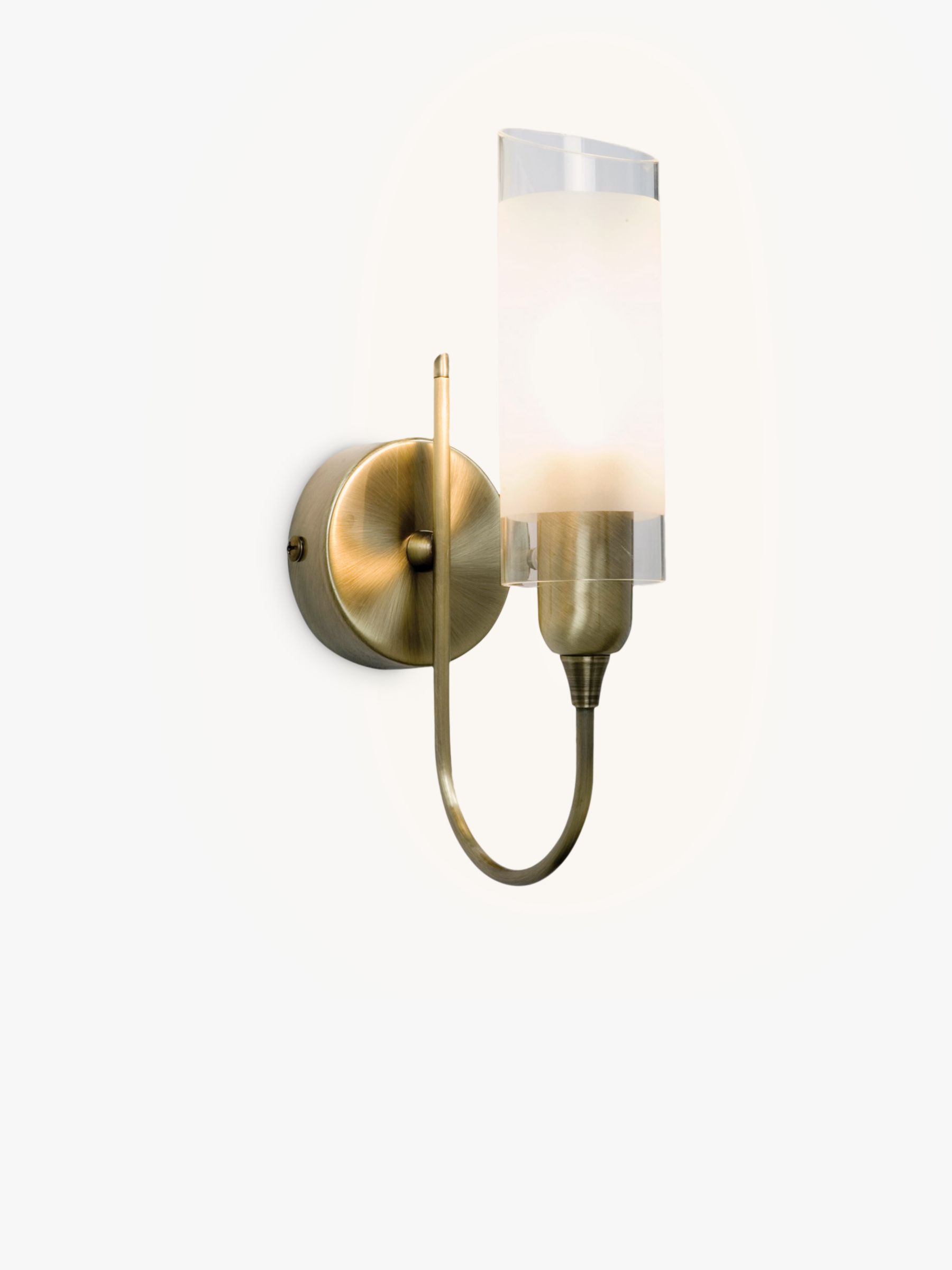 John Lewis Limbo Wall Light, Antiqued Brass