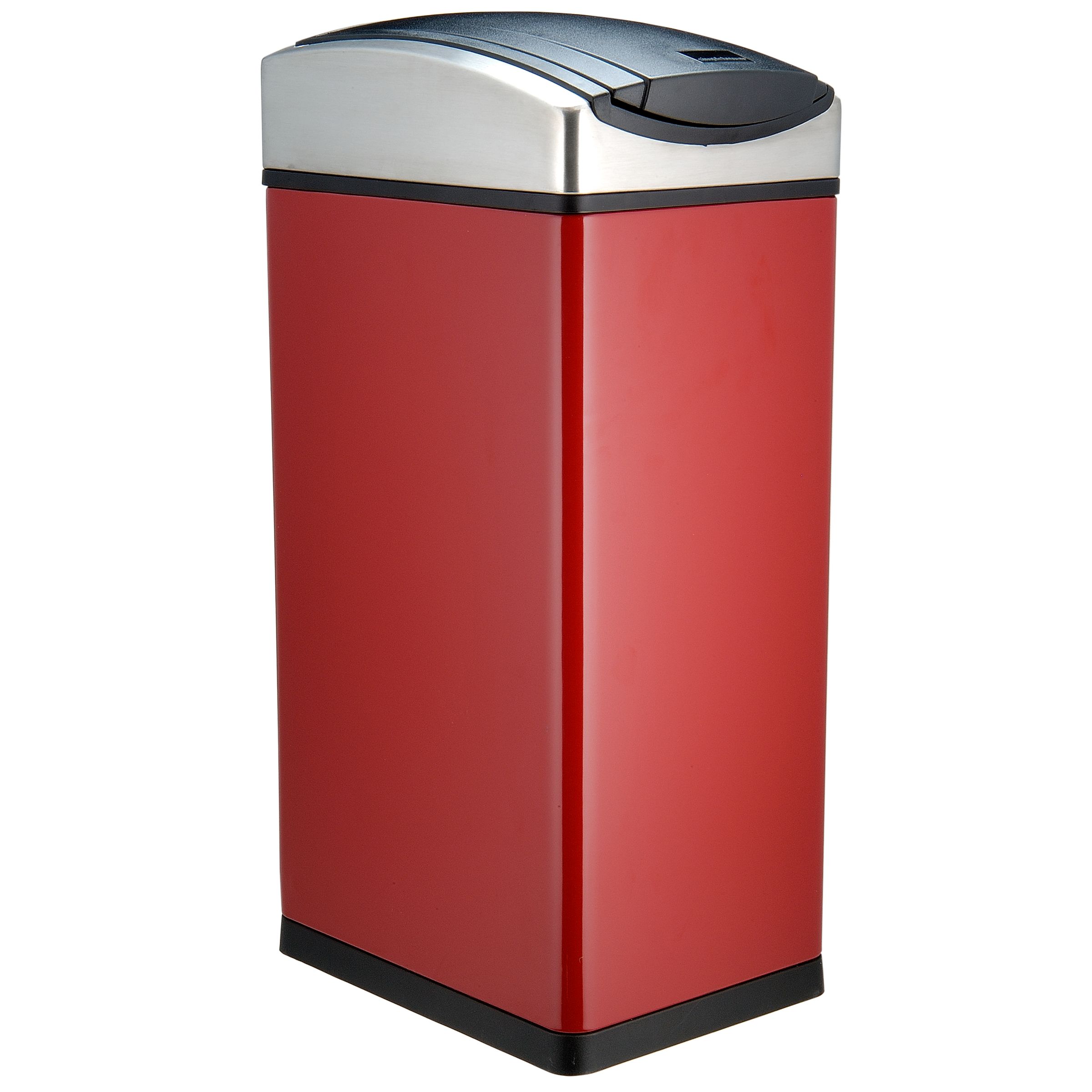 simplehuman Soft Touch Rectangular Bin, Red, 45L