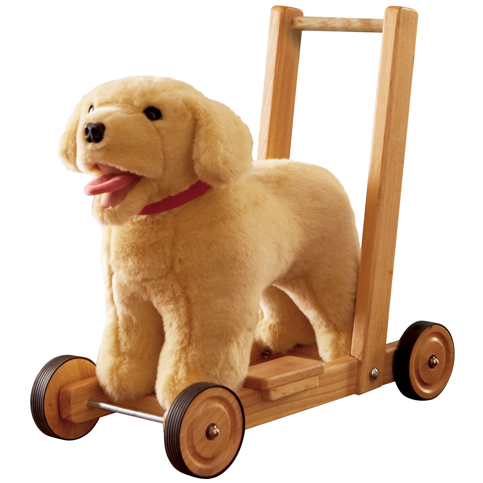 Deluxe Wooden Labrador Baby Walker