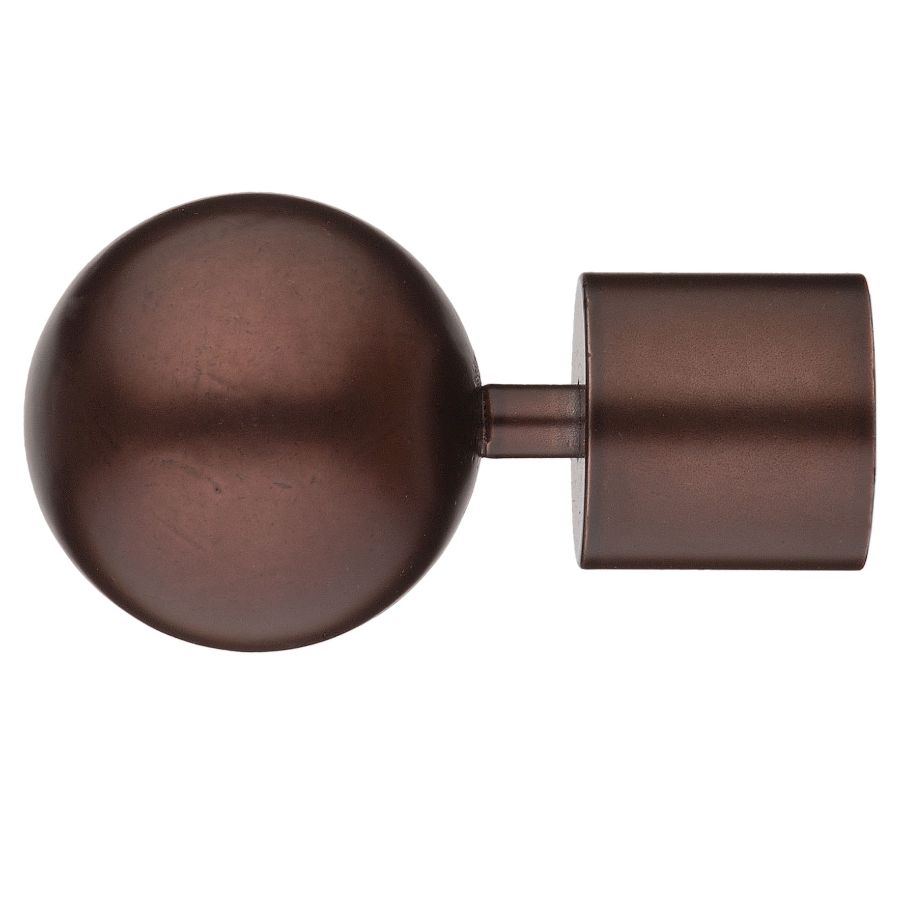 John Lewis New Bronze Ball End Finial, Dia.25mm