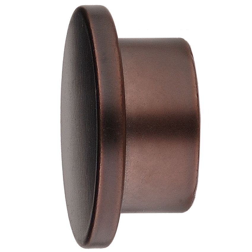 John Lewis New Bronze Disc End Finial, Dia.25mm