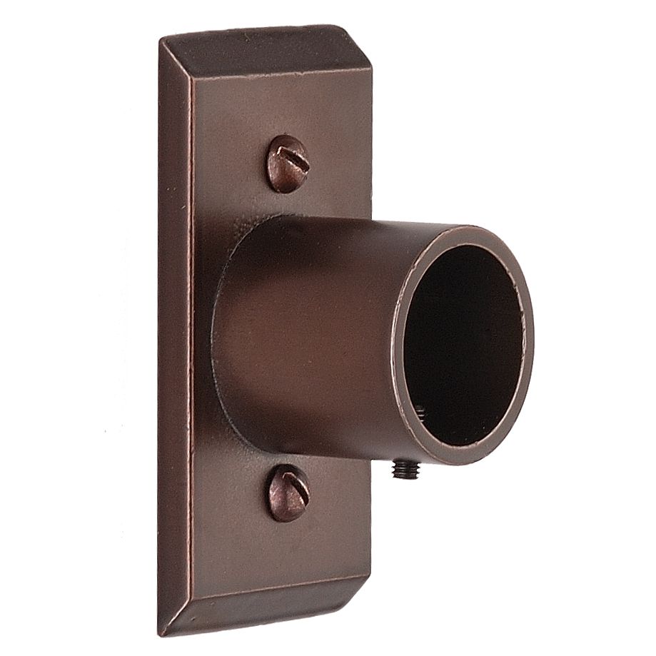 John Lewis New Bronze Recess Bracket, Dia.25mm