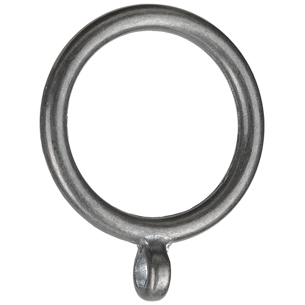 john lewis Polished Steel Curtain Rings- Pack of 8