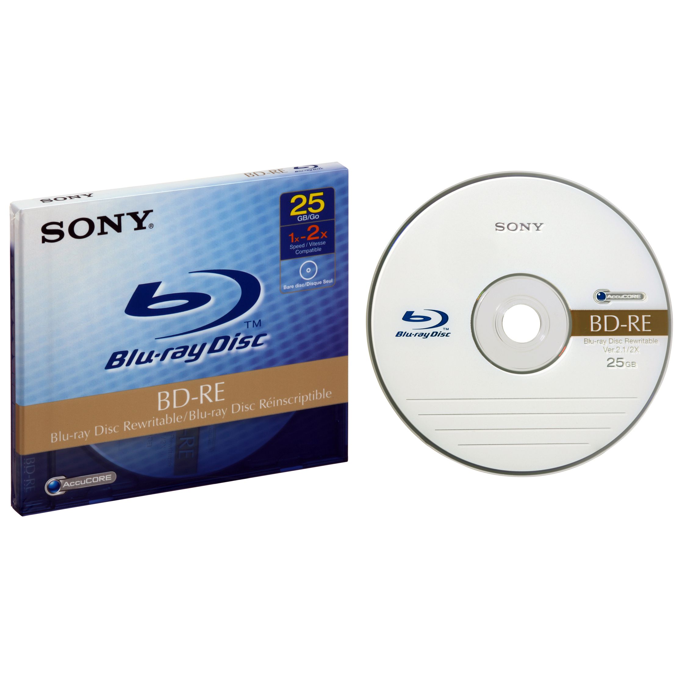 Sony Blu-Ray BD-RE 25GB Disc
