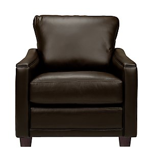 John Lewis Ophelia Leather Chair, Coffee