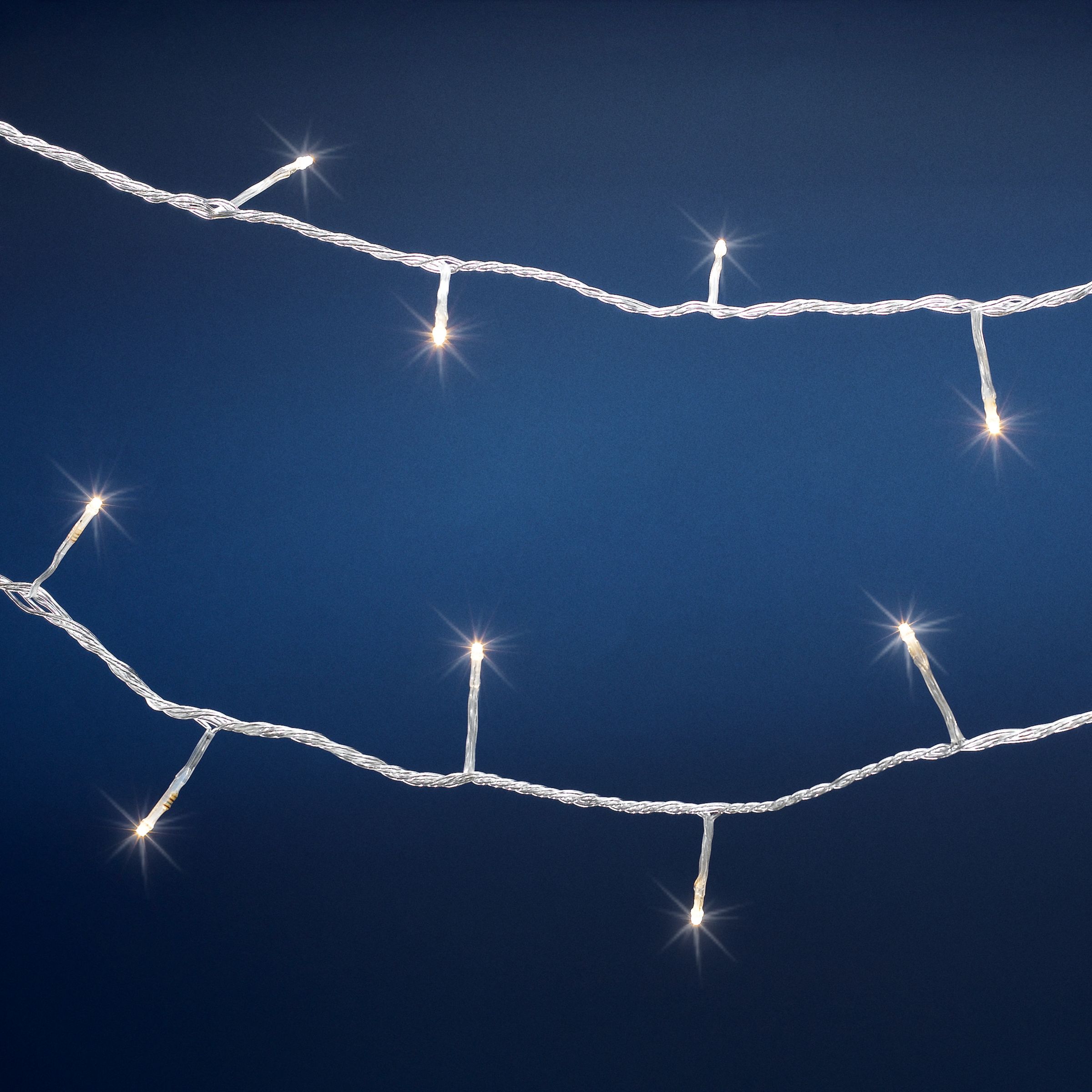 25 LED Battery Fairy Lights White