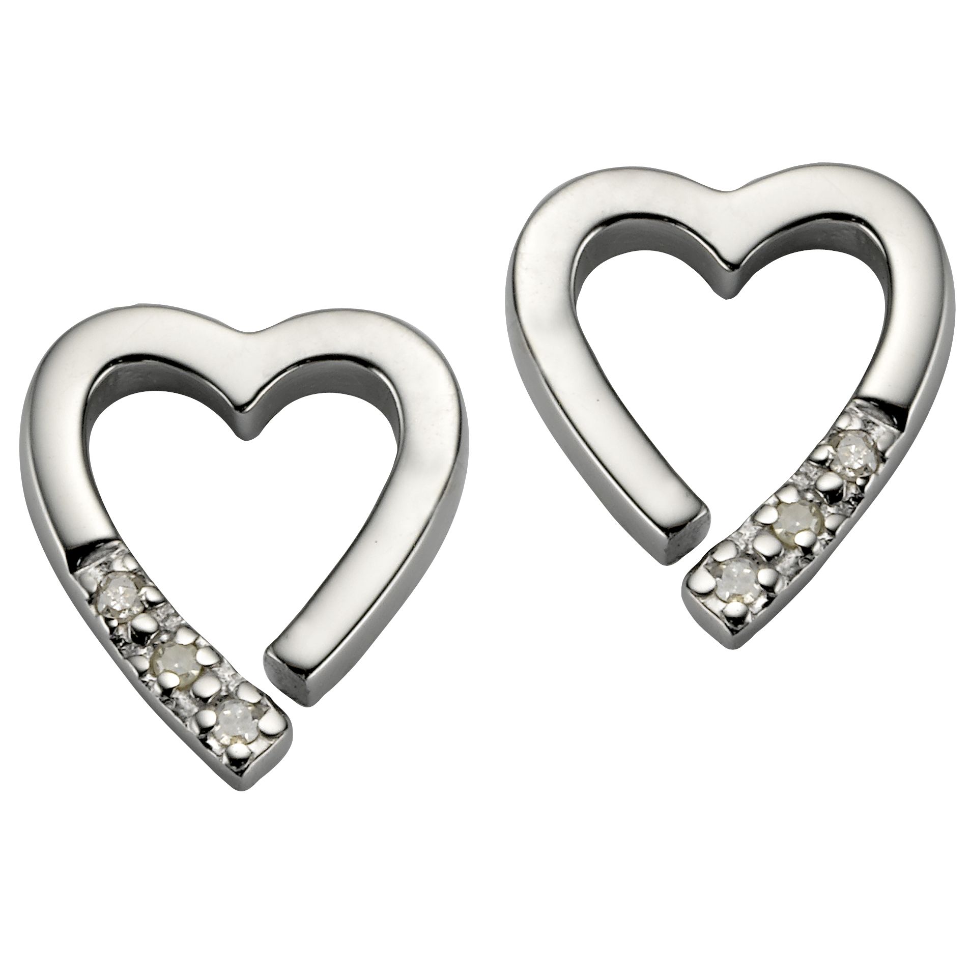 Just Add Love Open Heart Earrings, DE110