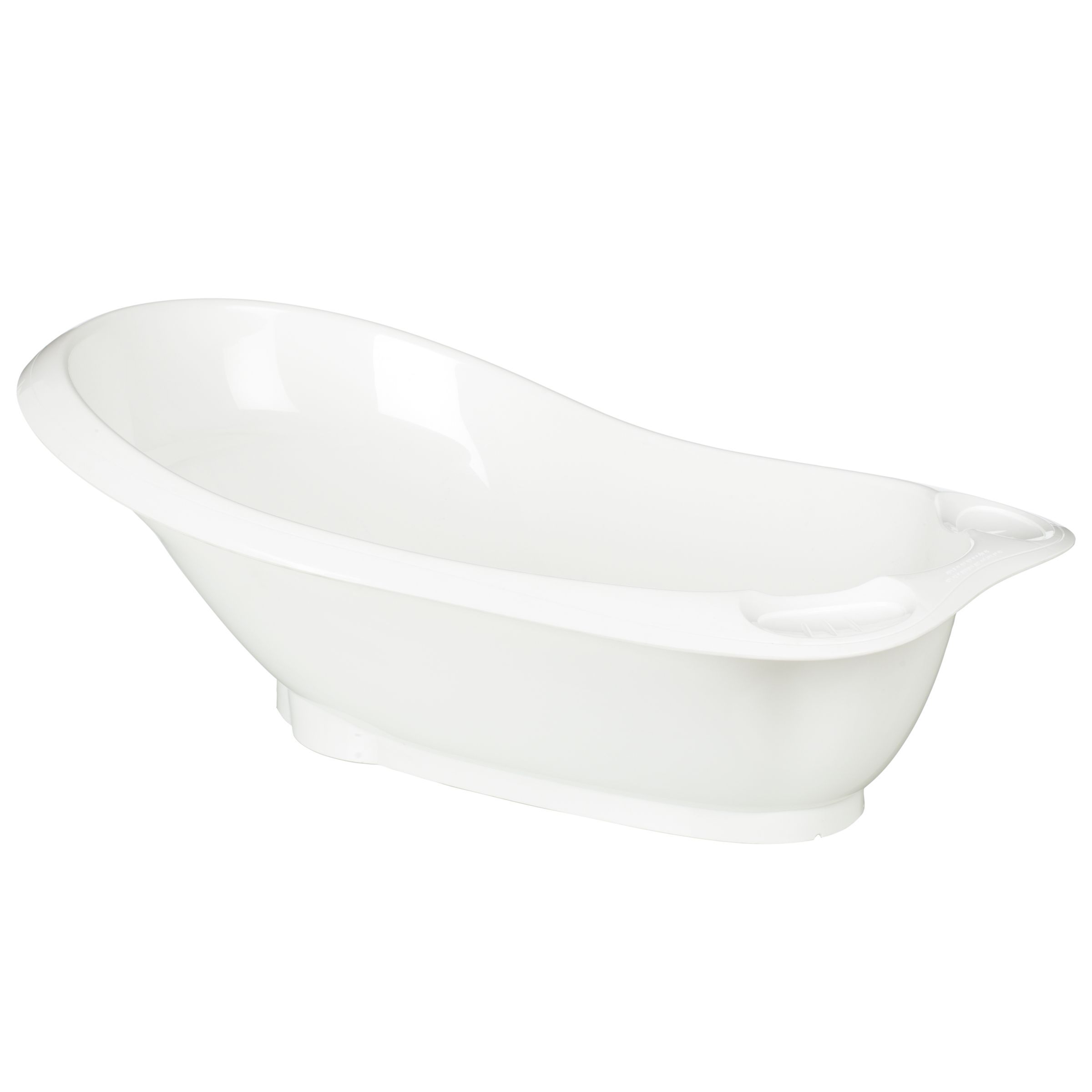 John Lewis Value Baby Bath, White