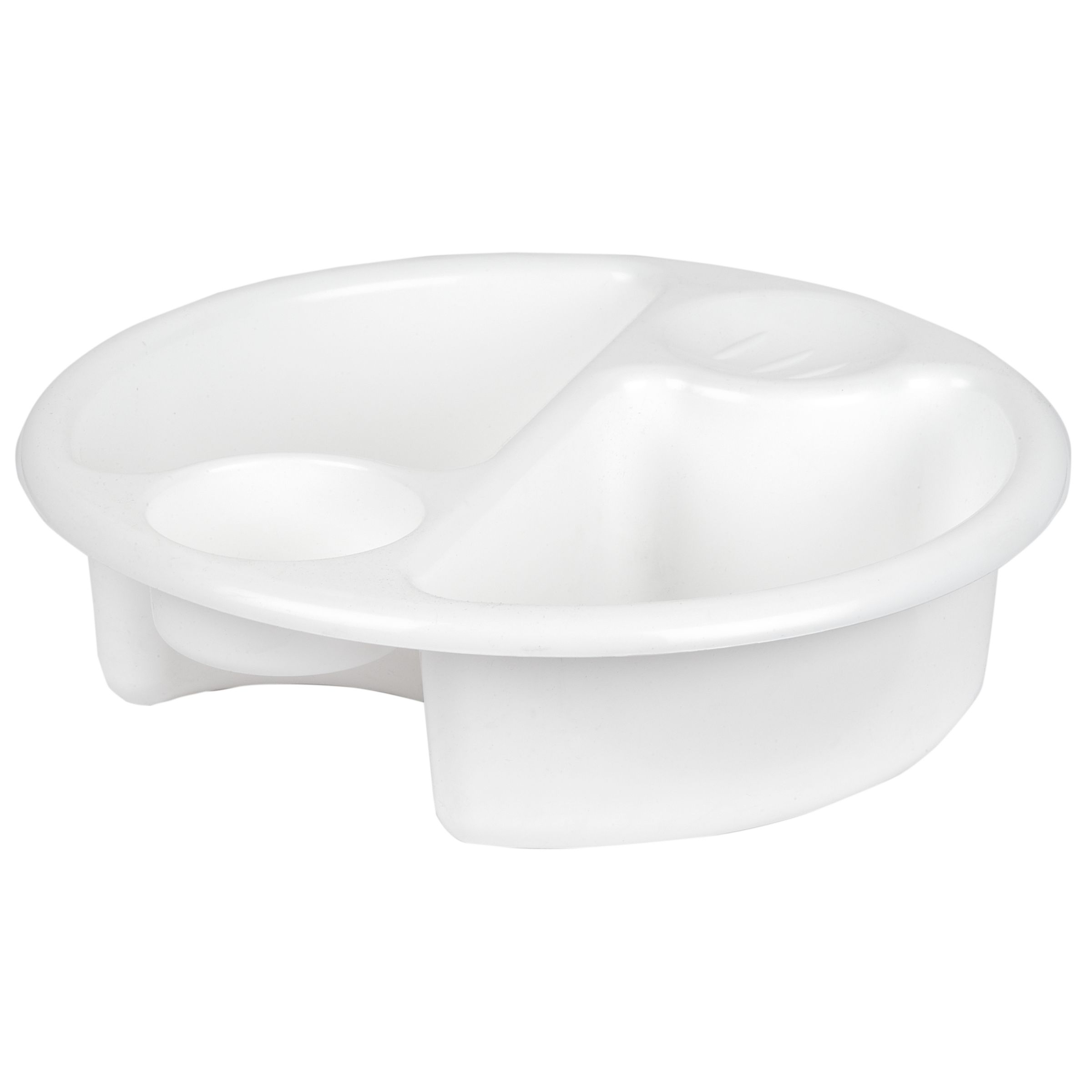 John Lewis Value Top and Tail Bowl, White