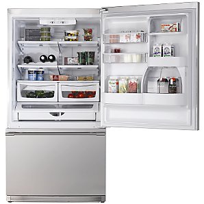 Amana Definition 026FNRSL Fridge Freezer, Left Hand Side Hinges, Stainless Steel Amana Definition 026FNRSL Fridge Freezer, Left Hand Side Hinges, Stainless Steel
