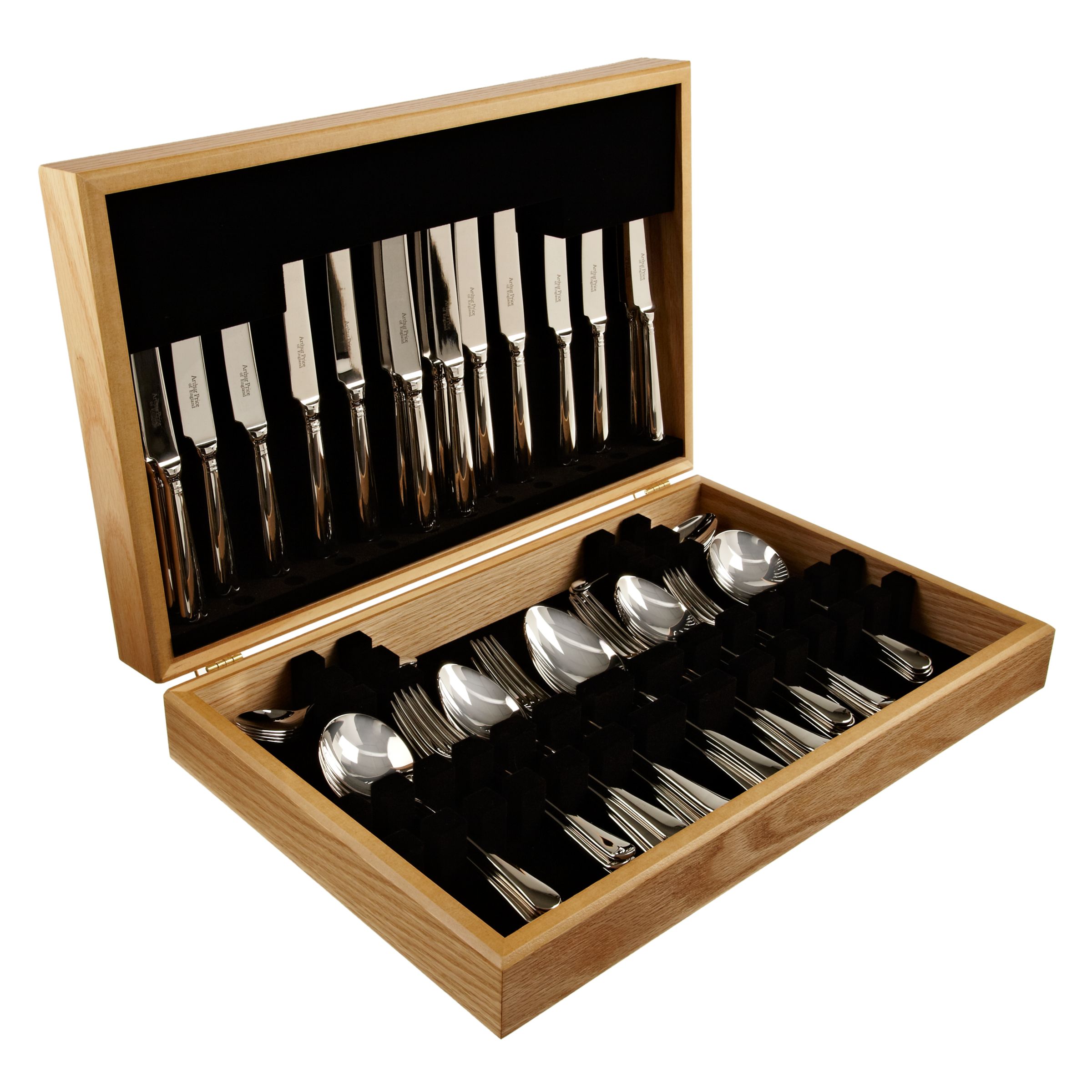 Arthur Price Old English Cutlery Canteen, Stainless Steel, 60-Piece at John Lewis