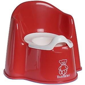 Baby Bjorn Potty Chair, Red and Blue
