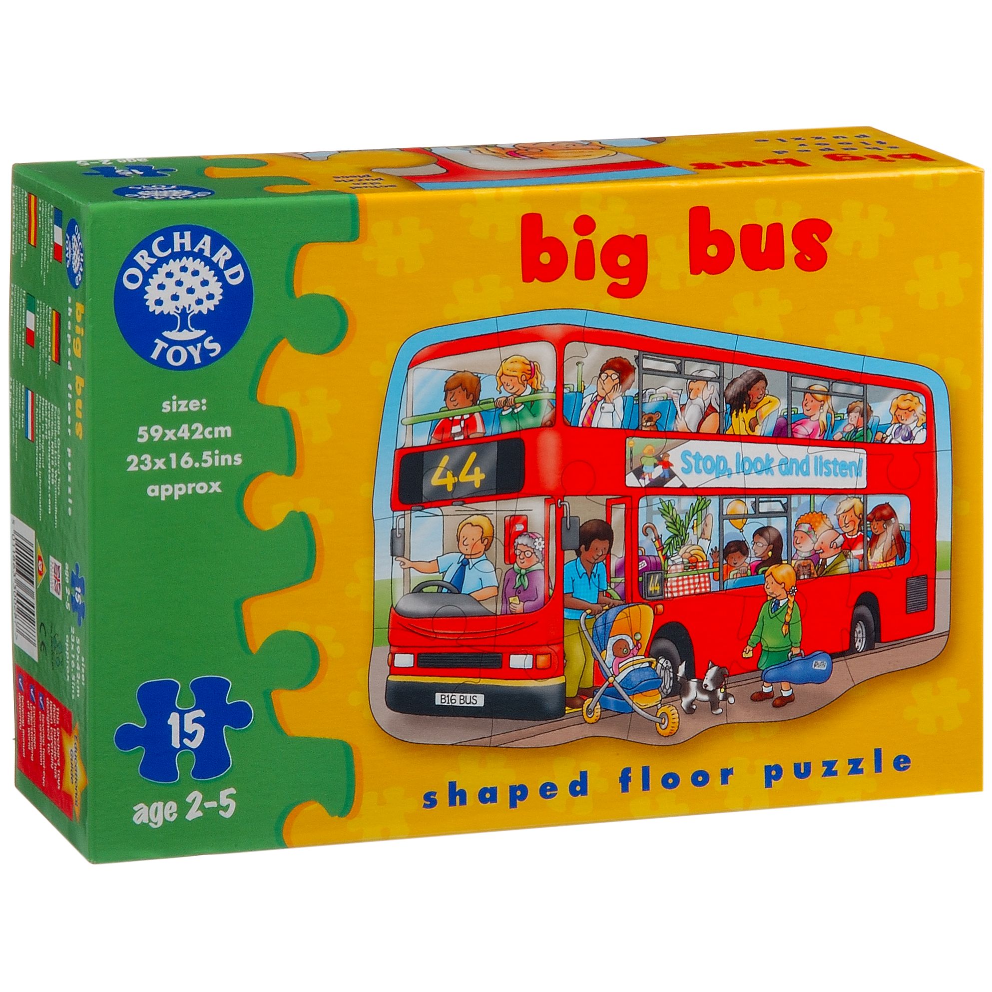 Orchard Toys Red Bus Puzzle