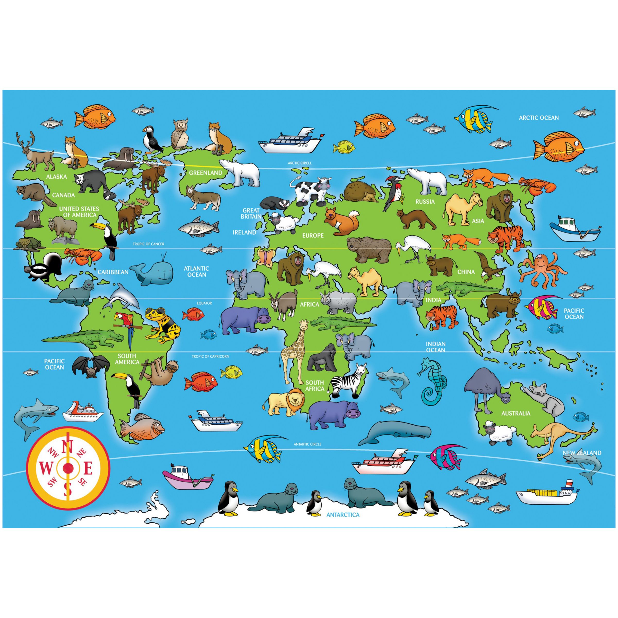 Animals of the World Jigsaw Puzzle