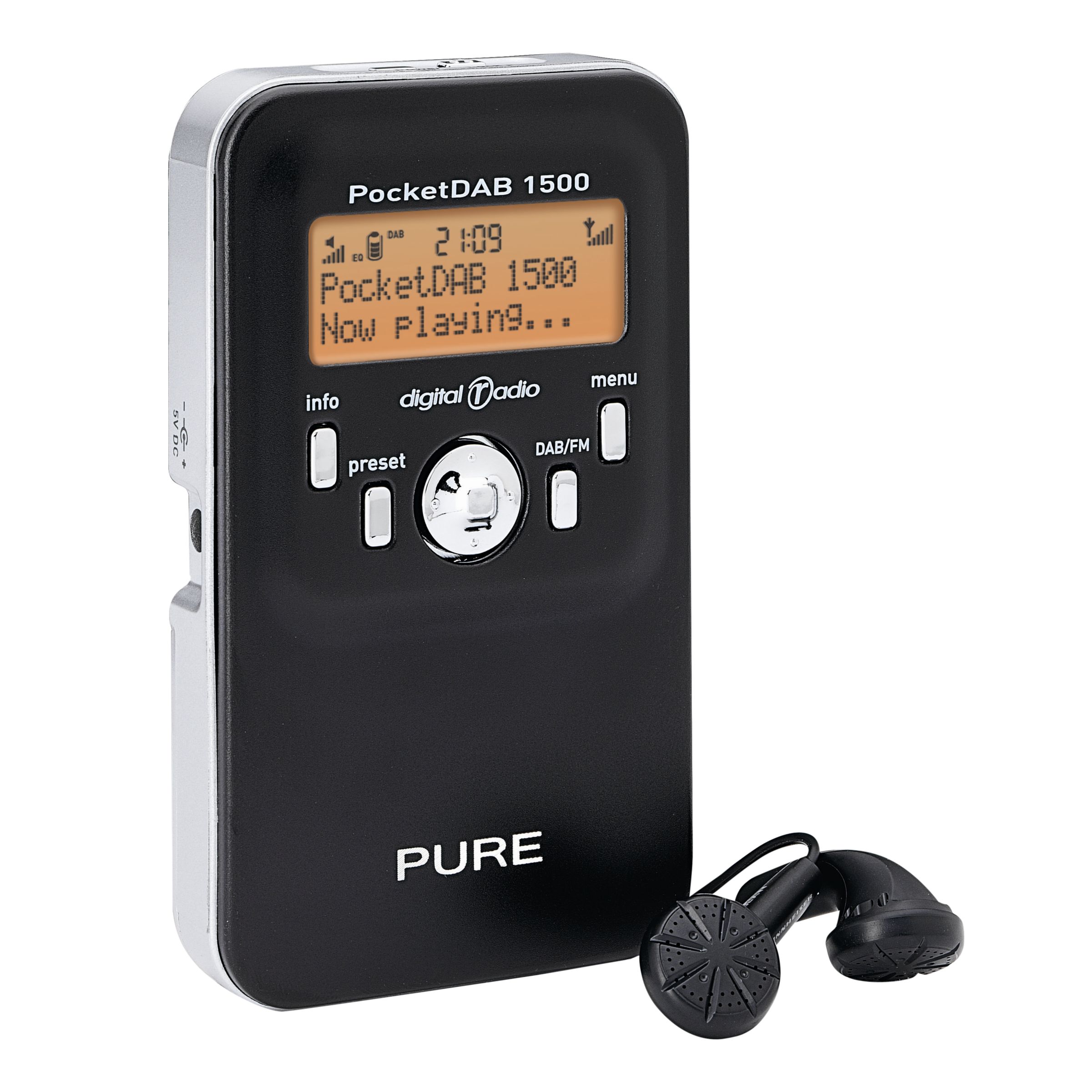 PURE PocketDAB 1500 Personal DAB Radio
