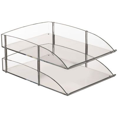 Oscar Acrylic Double Tray