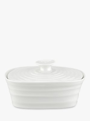 Sophie Conran for Portmeirion Butter Dish, White