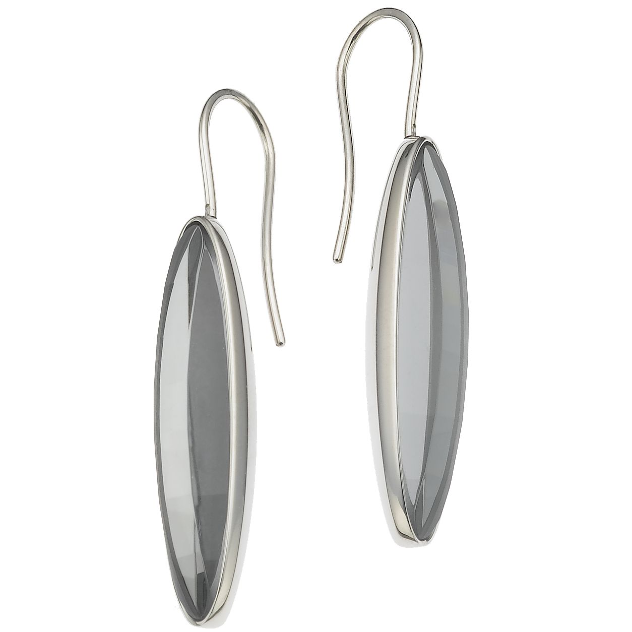 Calvin Klein Continuity Earrings, Grey/Silver