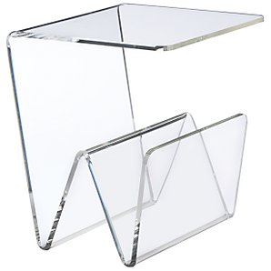 Ice Lamp Table, Clear