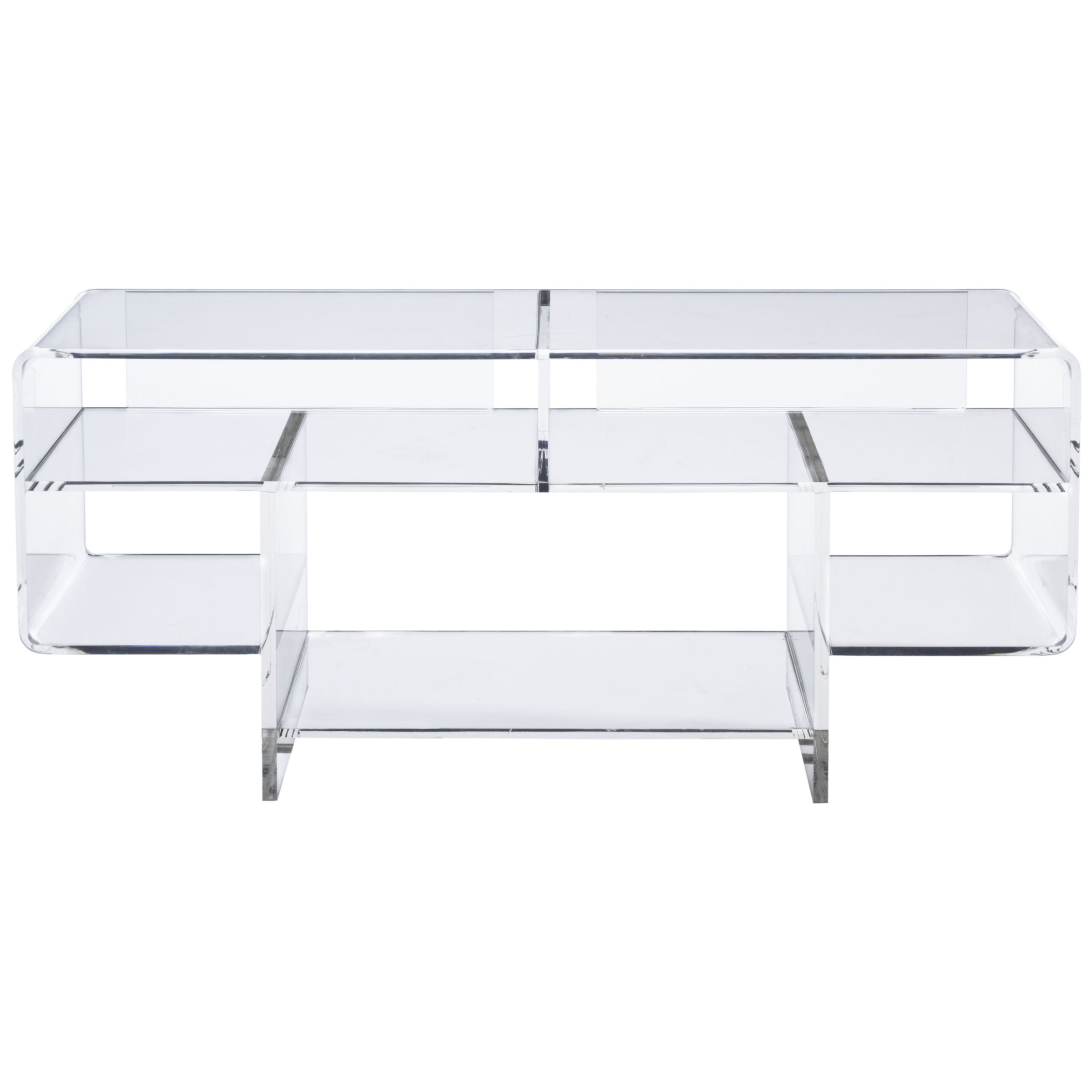 John Lewis Ice TV Unit, Clear