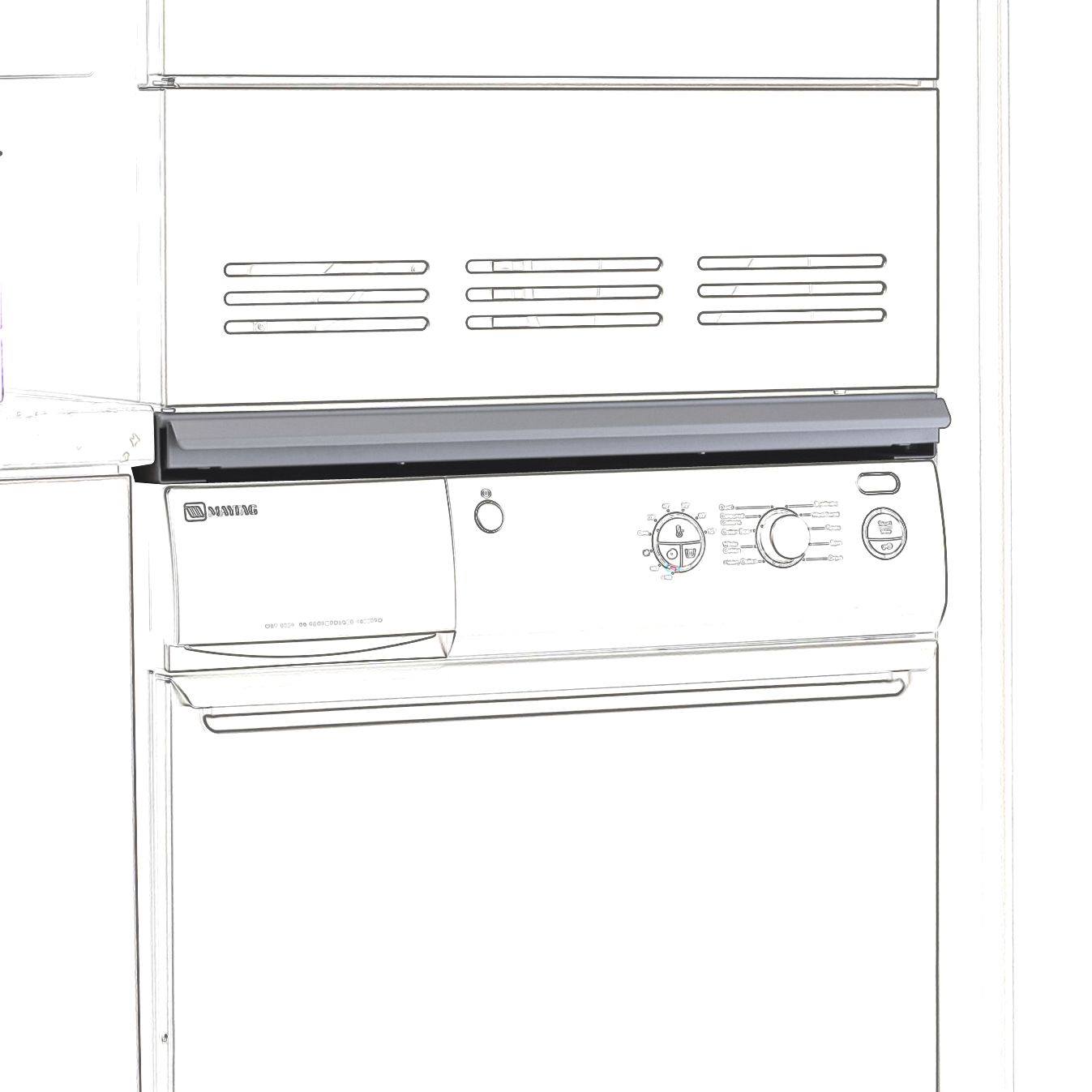 Maytag Laundry Shelf