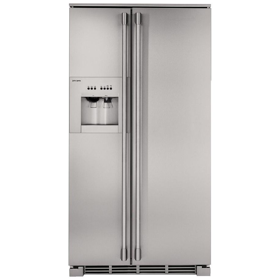 John Lewis JLAFFS2007 American Style Fridge Freezer Stainless Steel