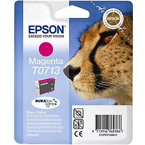 Epson Genuine Magenta Epson T0713 Ink Cartridge -