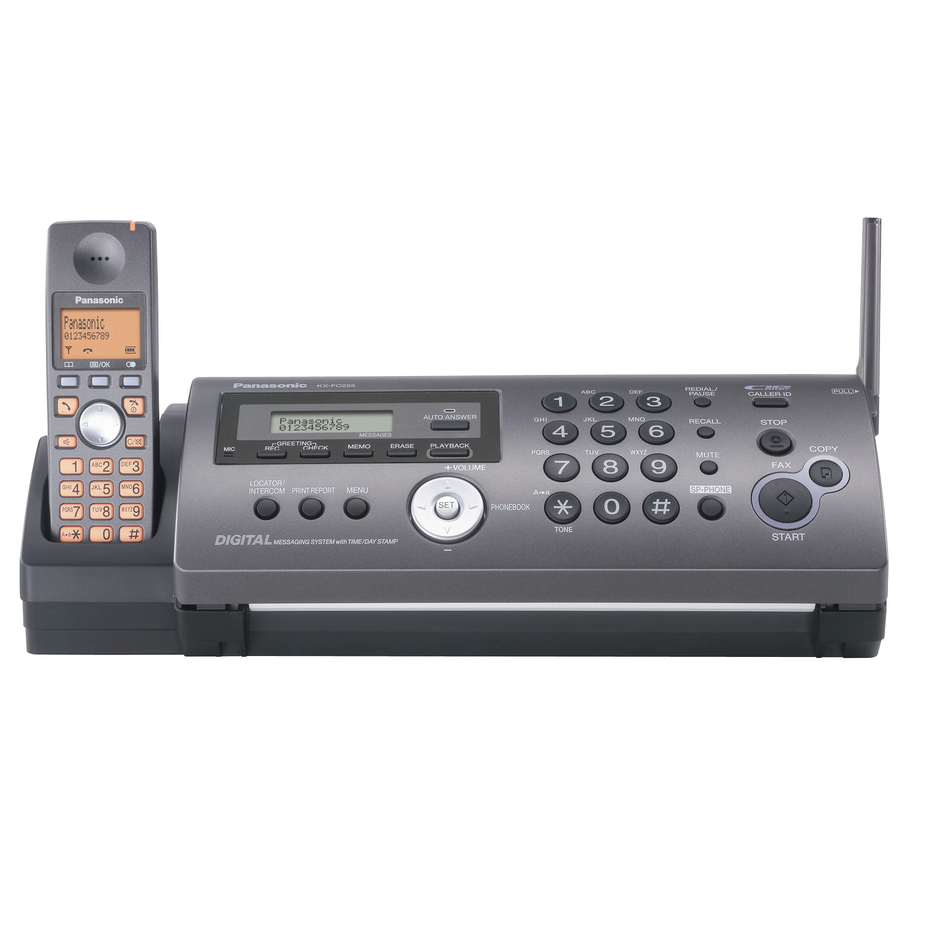 Panasonic Fax Machine, Digital Telephone and Answering Machine, KX-FC225E