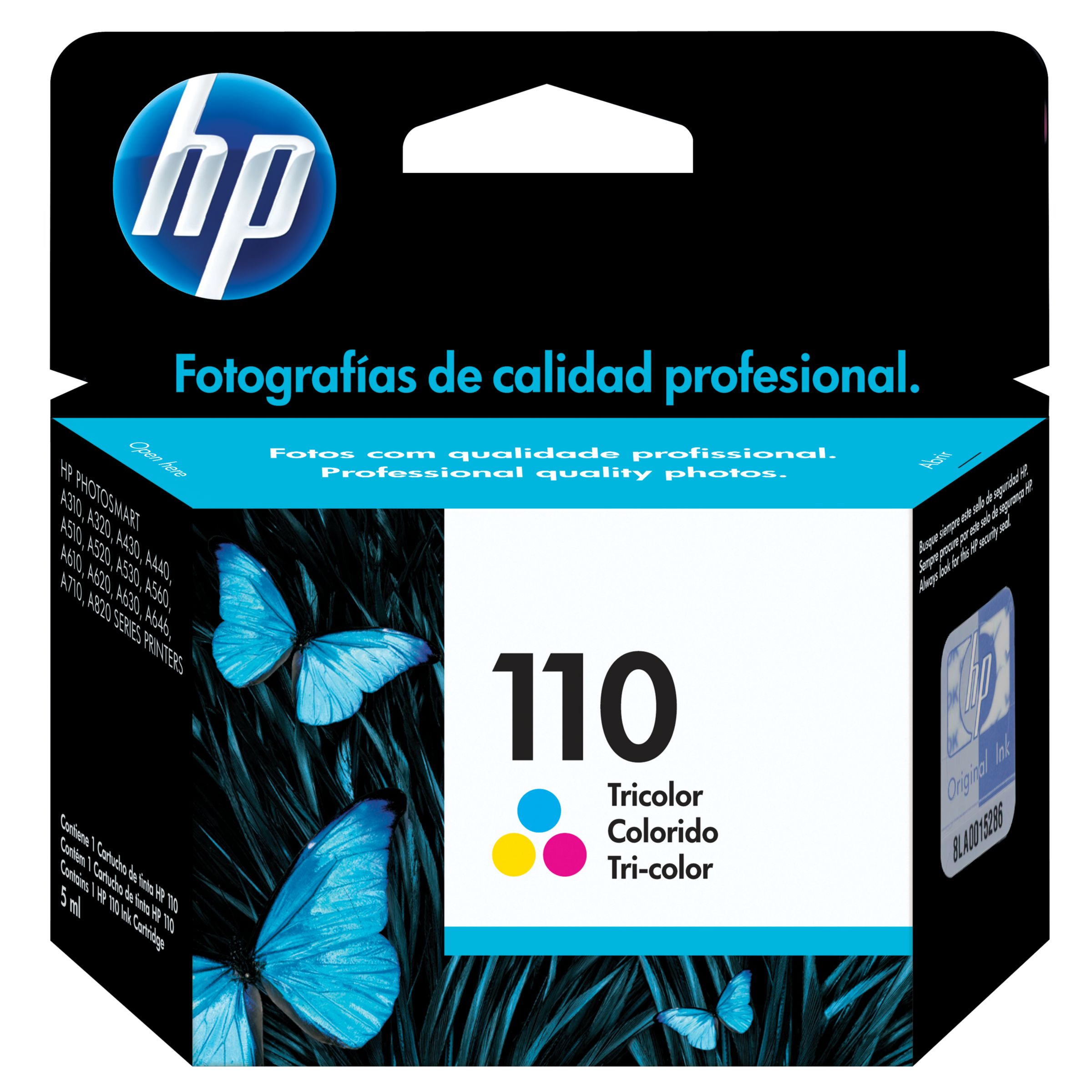 HP Inkjet Cartridge, Tri-Colour, CB304AE
