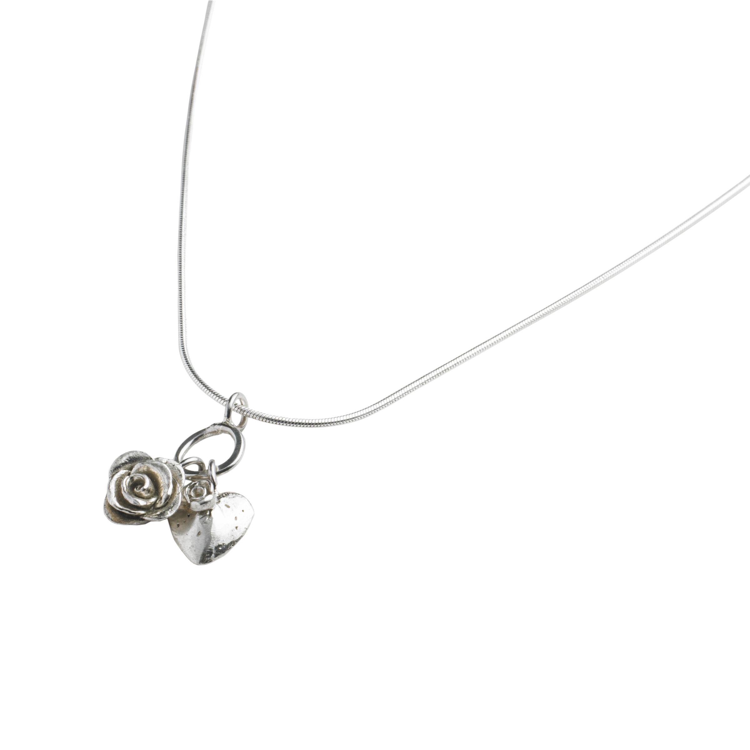 Sonya Bennett Heart Rosebuds Pendant