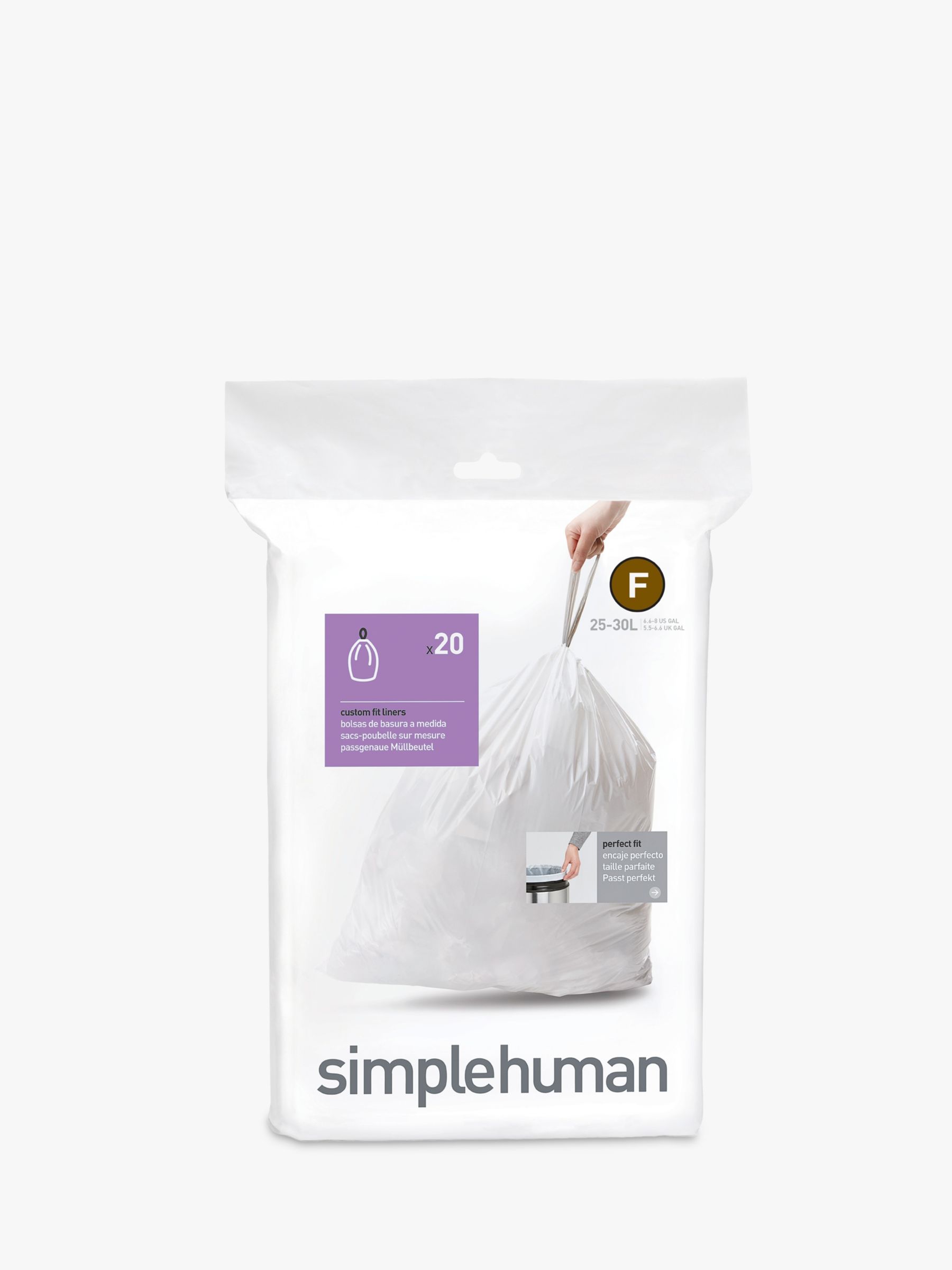 simplehuman Bin Liners, 25L