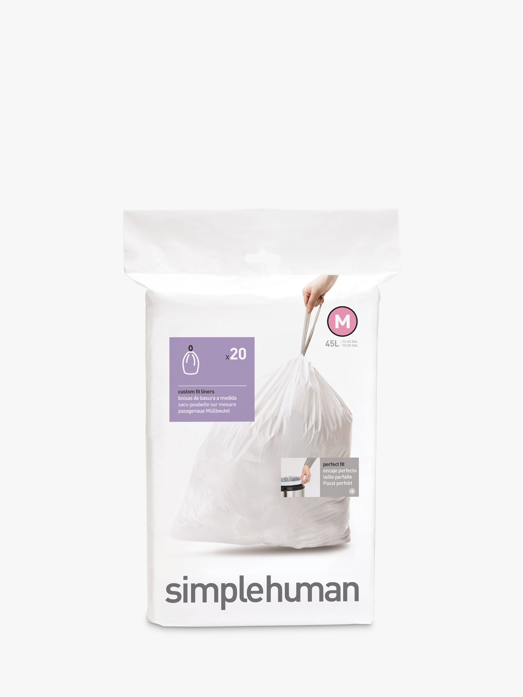 simplehuman Bin Liners, Size M