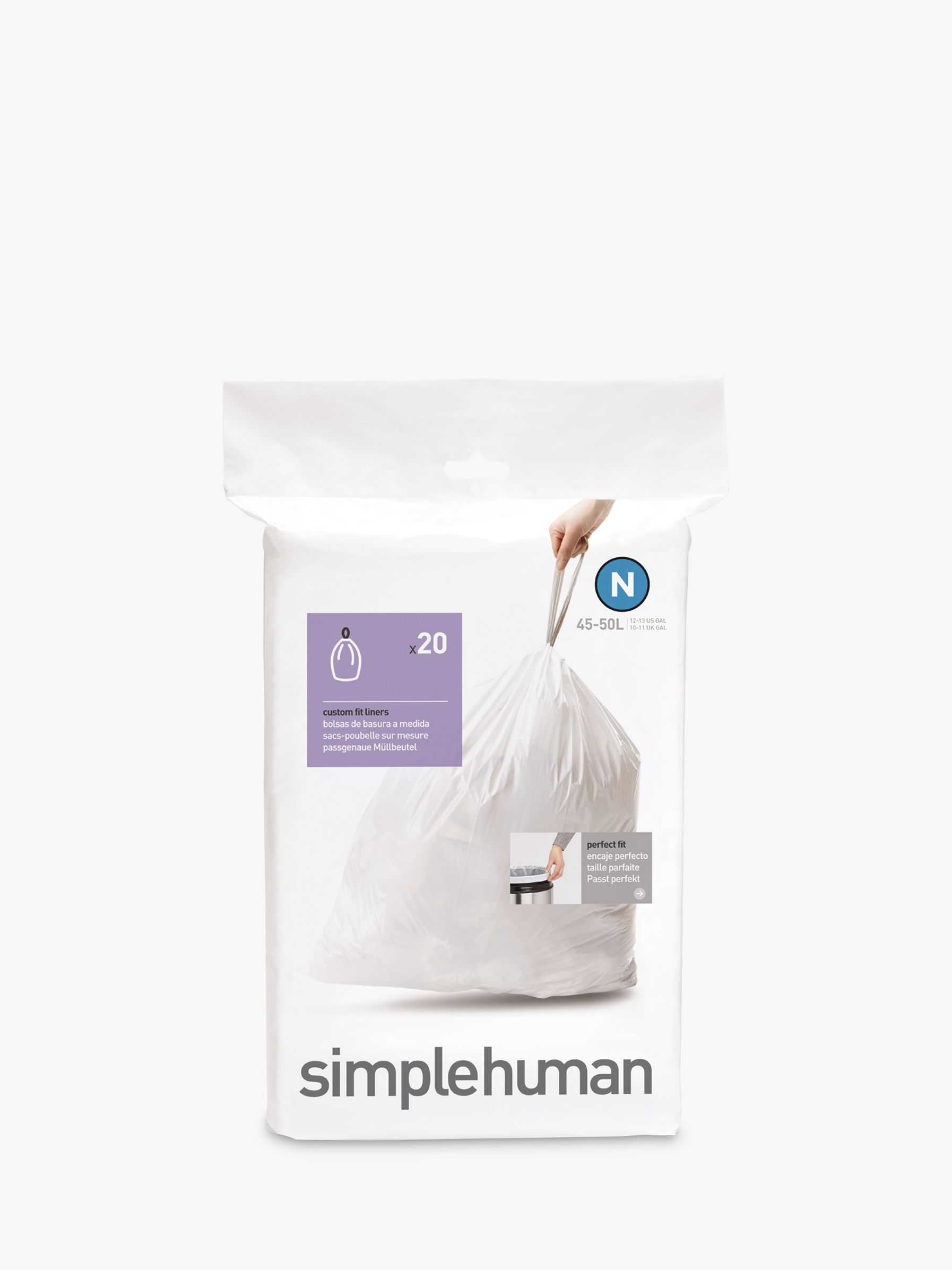 simplehuman Bin Liners, Size N