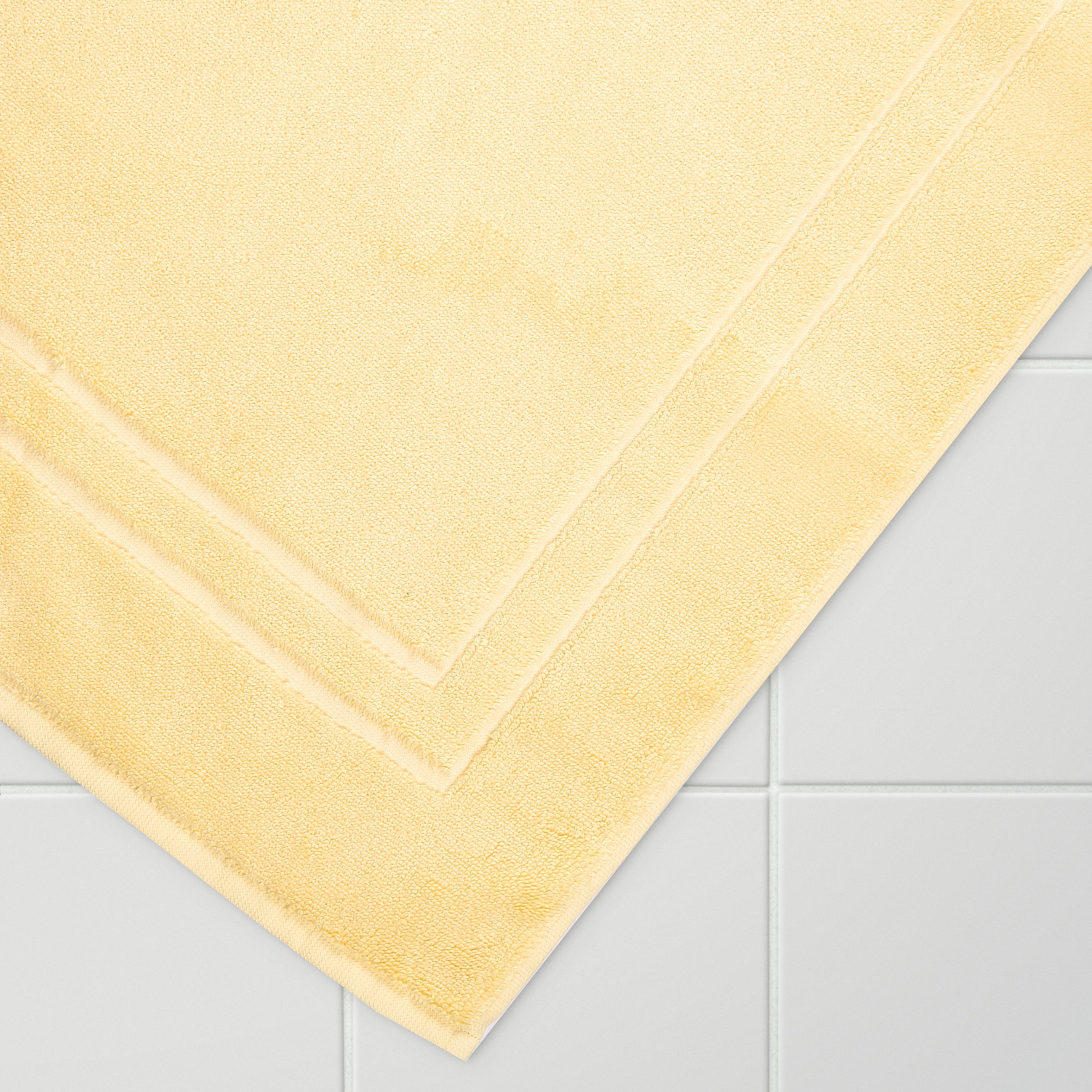 John Lewis Classic Bath Mat, Yellow