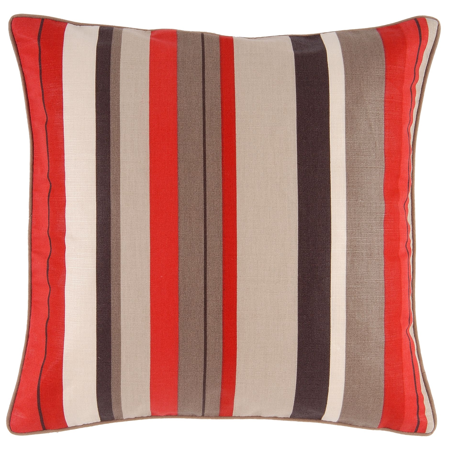 John Lewis Anoko Cushion, Red , One size