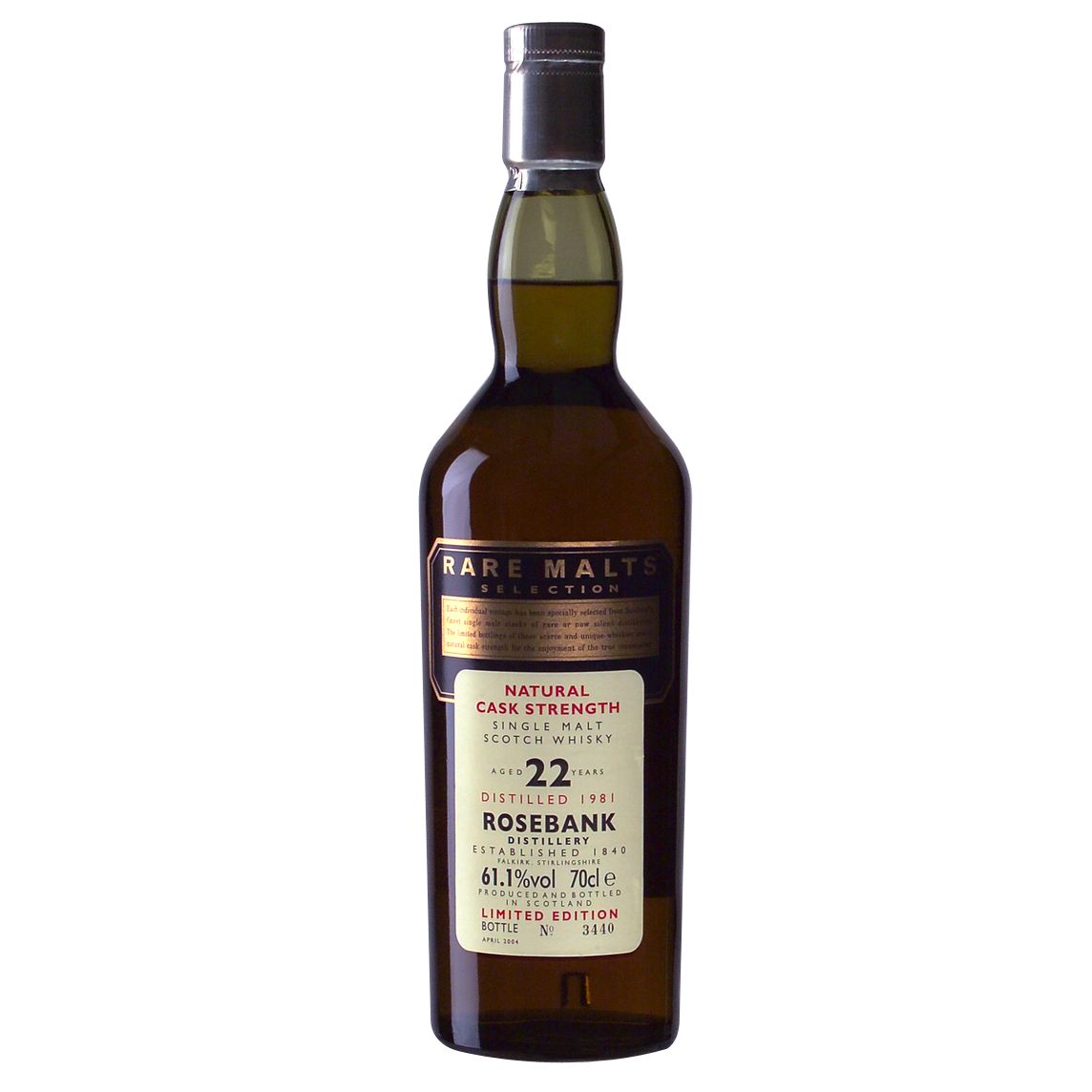 Rosebank 1981 22 Year Old Lowland Malt Whisky