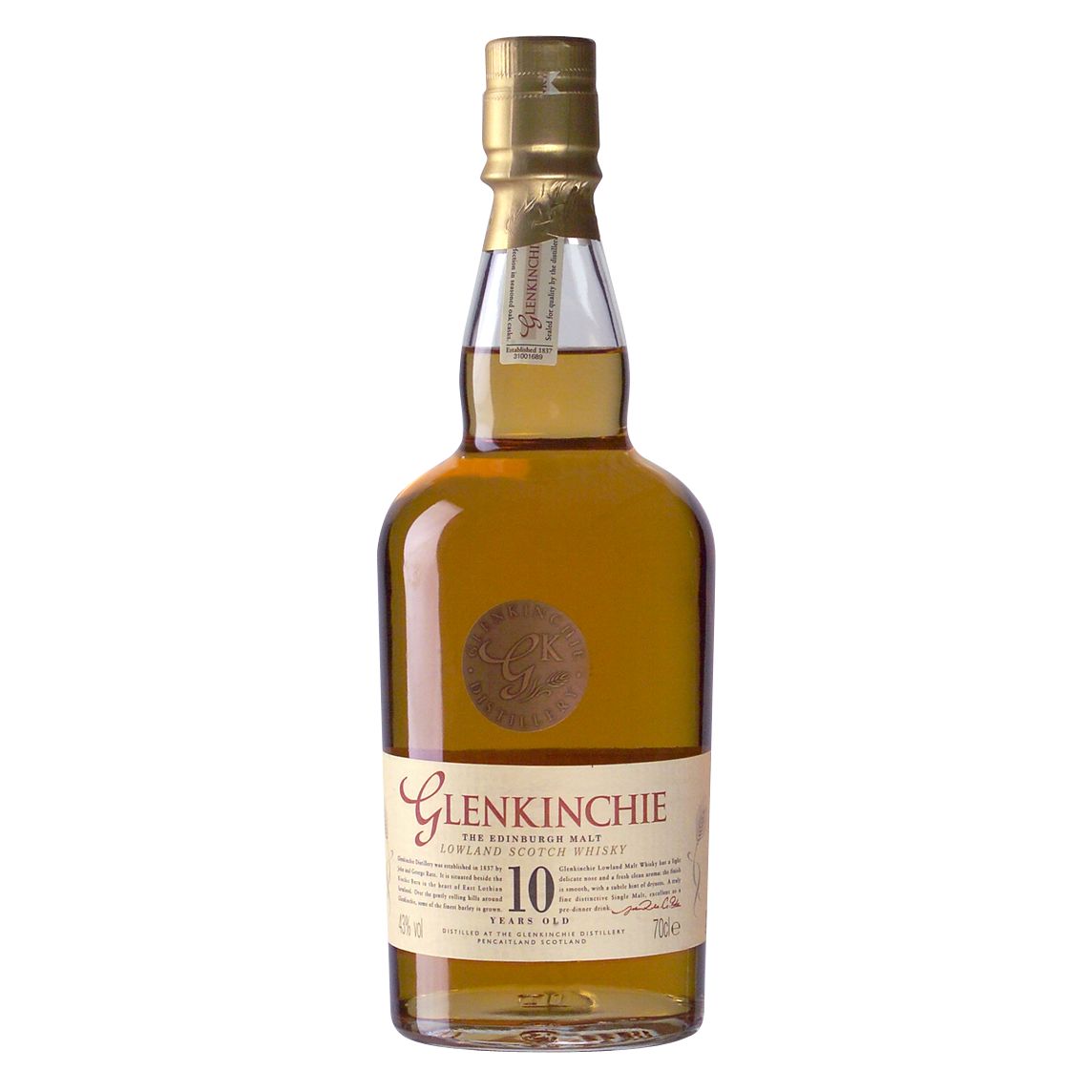 Glenkinchie 10-Year-Old Lowland Malt Whisky