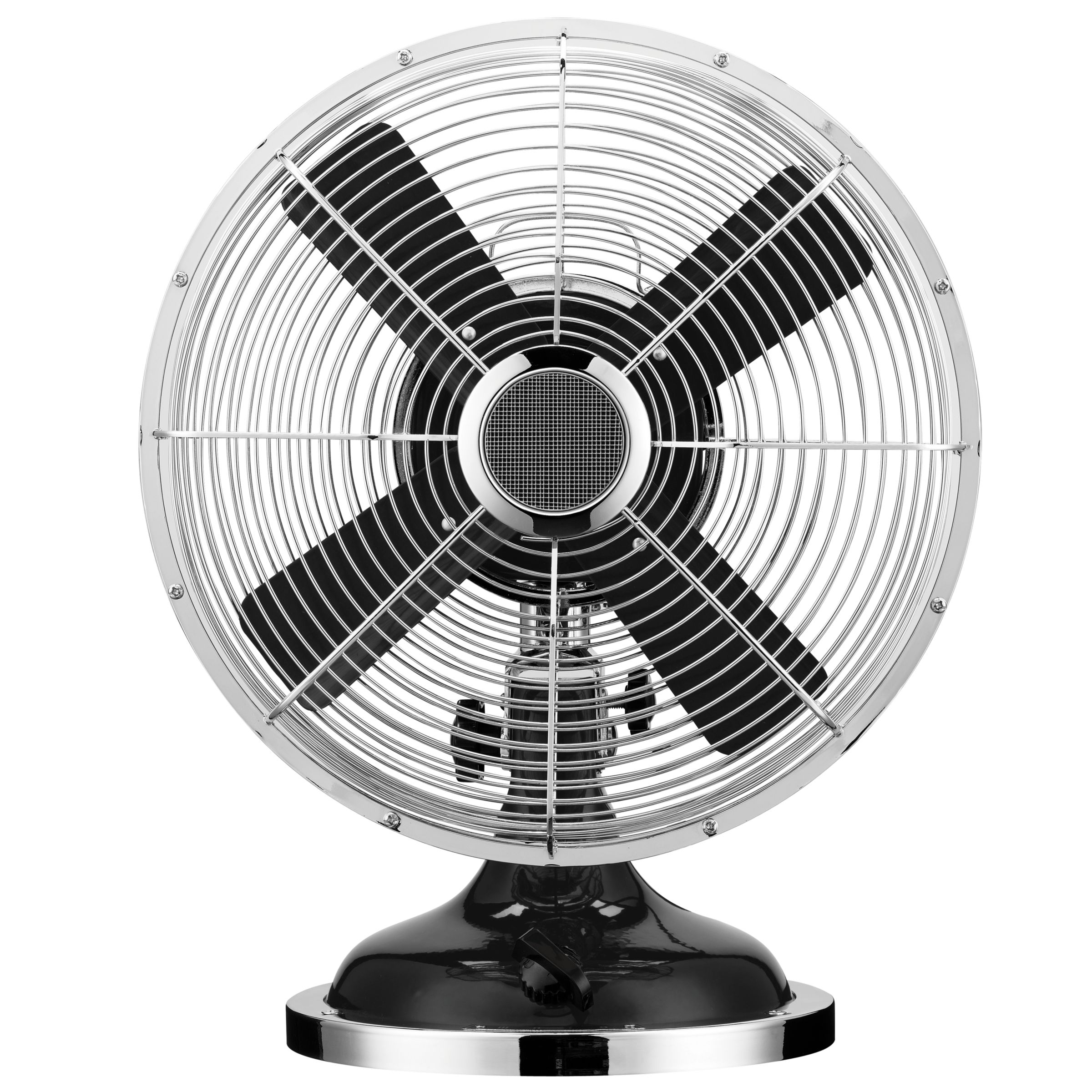 John Lewis Desk Fan Black