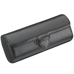 Leather Glasses Case, Black