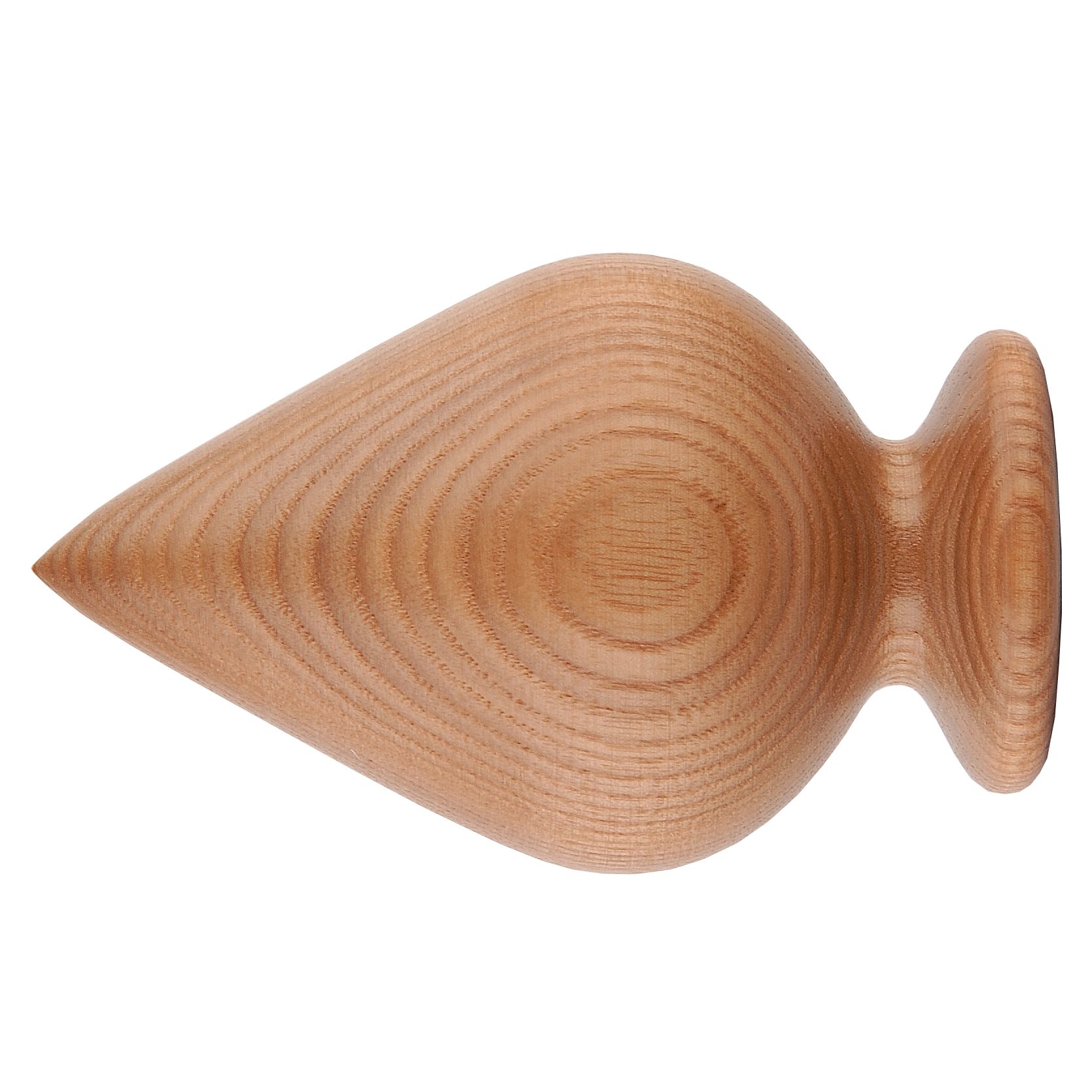 john lewis Oak Peardrop Finial- 35mm