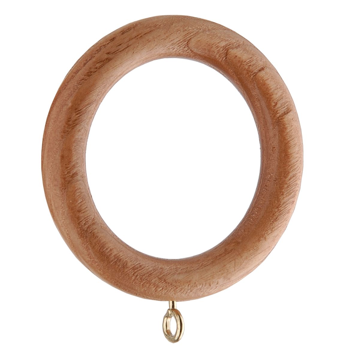 John Lewis Oak Curtain Rings- Pack of 6- 35mm
