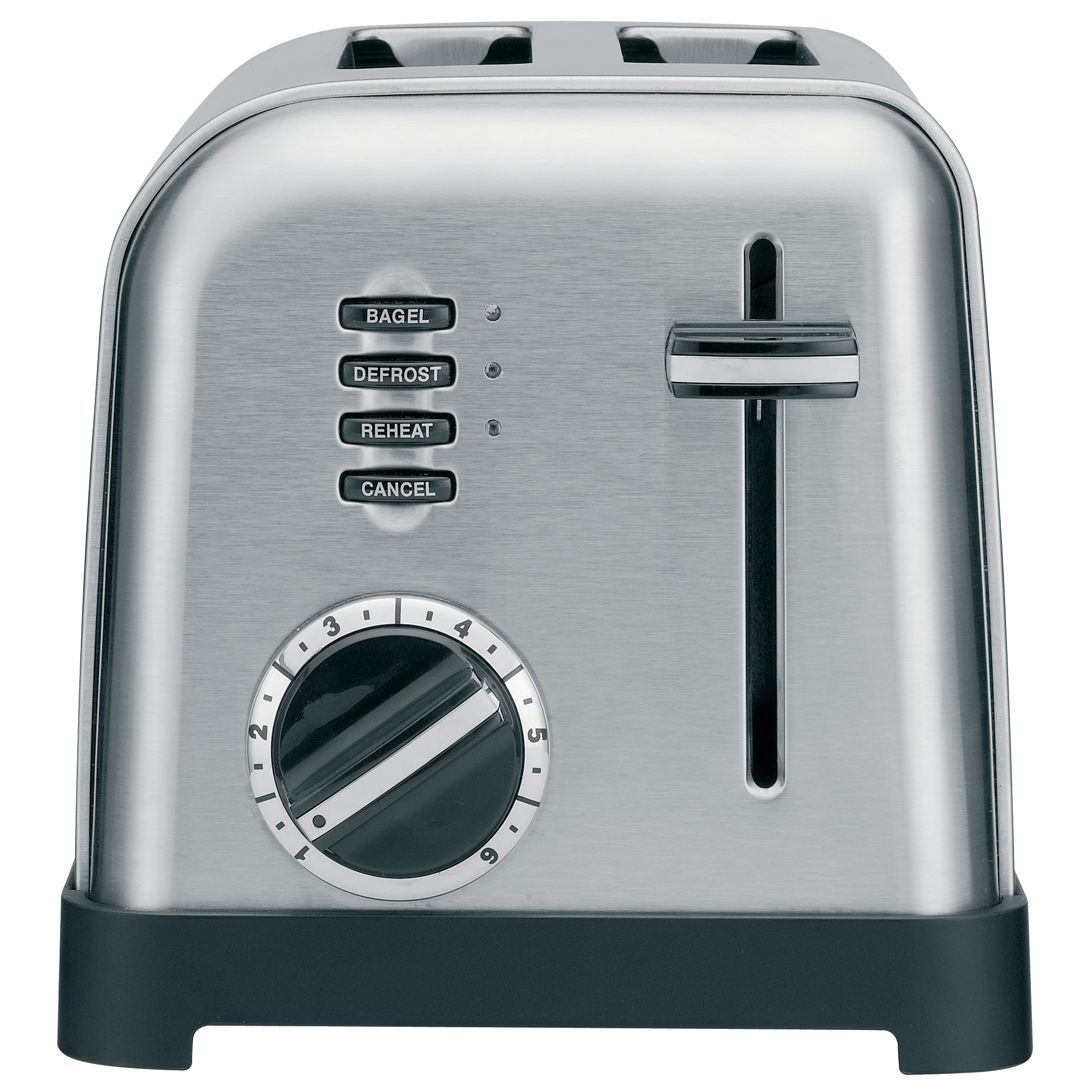 John Lewis CPT160U Toaster 2 Slice Brushed Stainless Steel