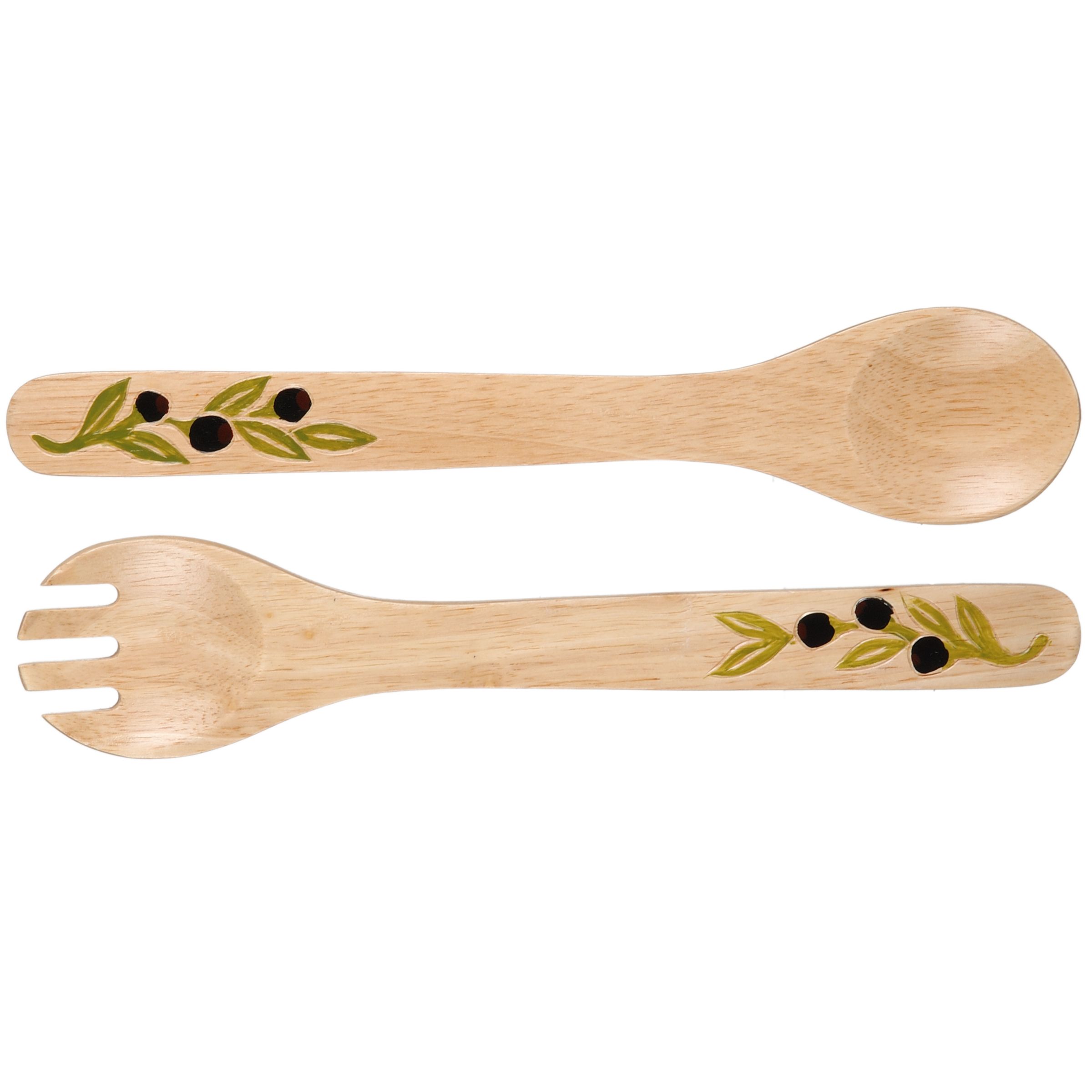 Pair of Wooden Salad Servers
