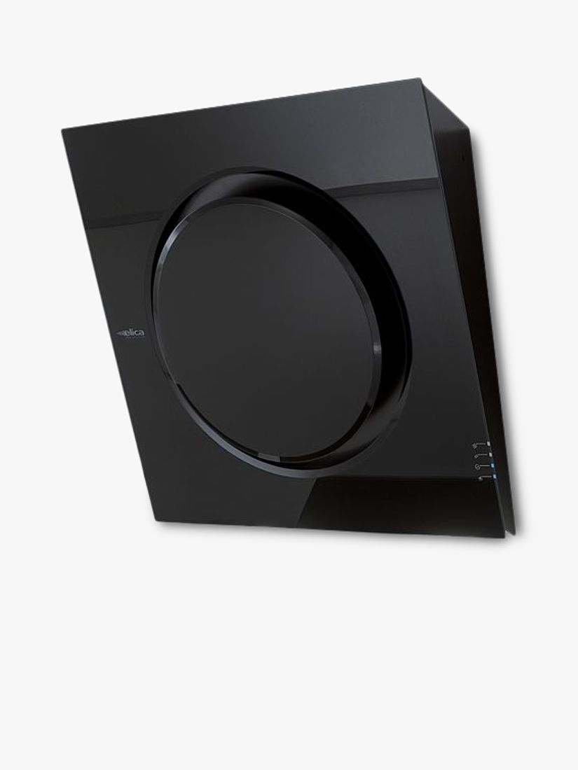 Elica Collection Mini Om Chimney Cooker Hood, Stainless Steel / Black at John Lewis