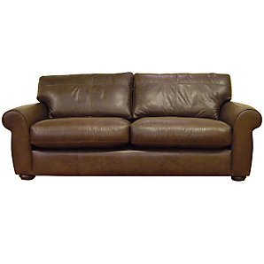 Madison Small Cushion Back Leather Sofa