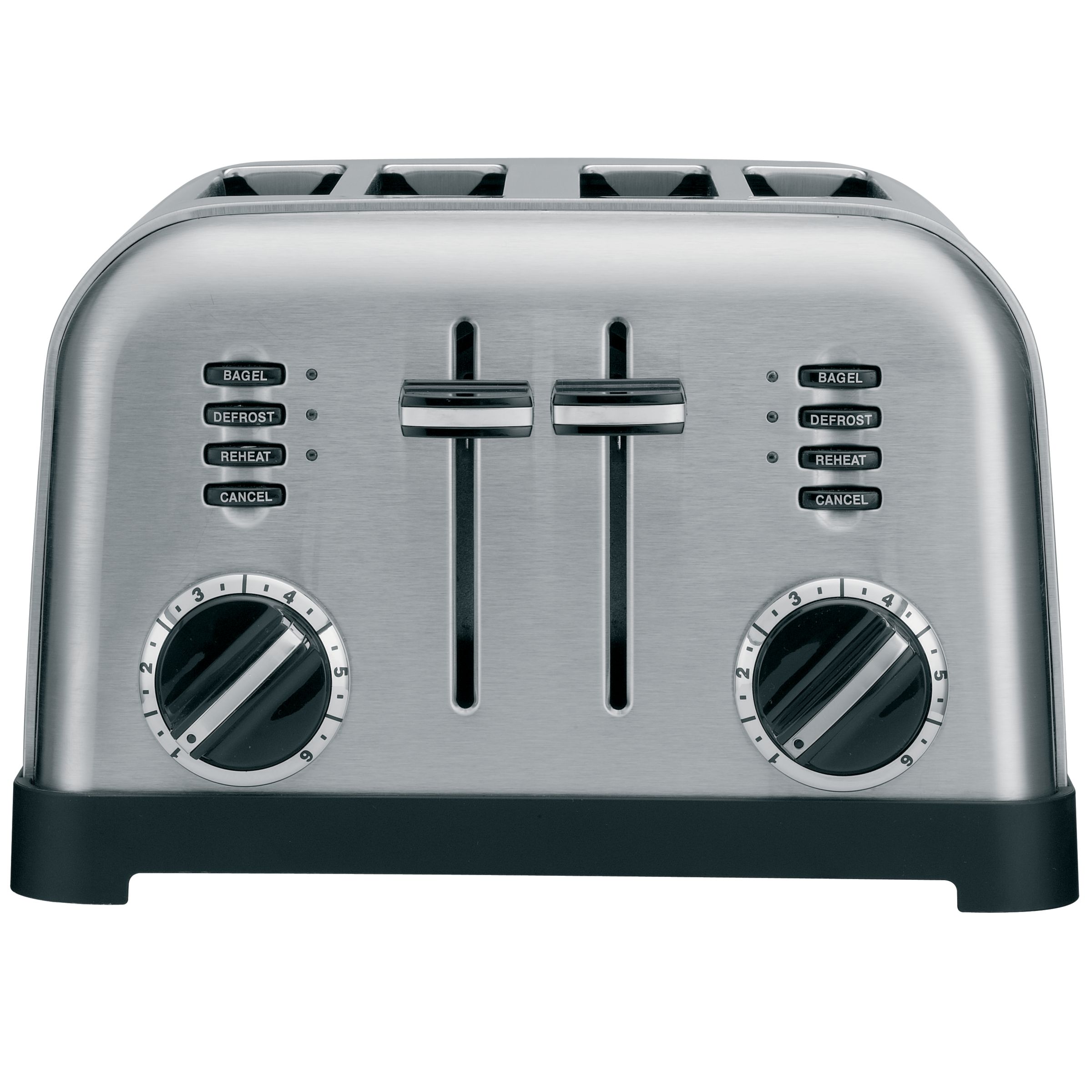 John Lewis CPT180U Toaster, 4-Slice, Brushed Stainless Steel