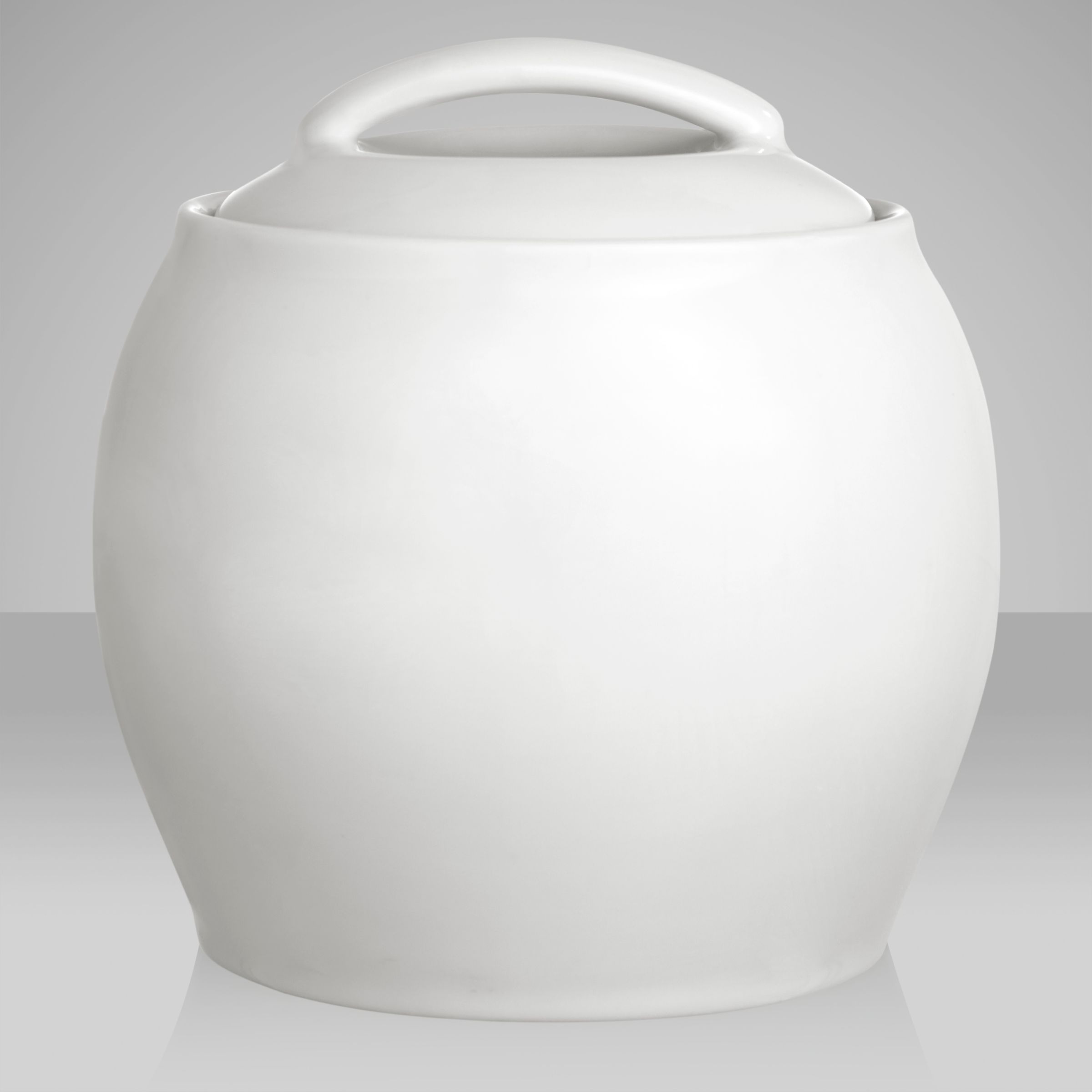 Denby White Covered Sugar Bowl