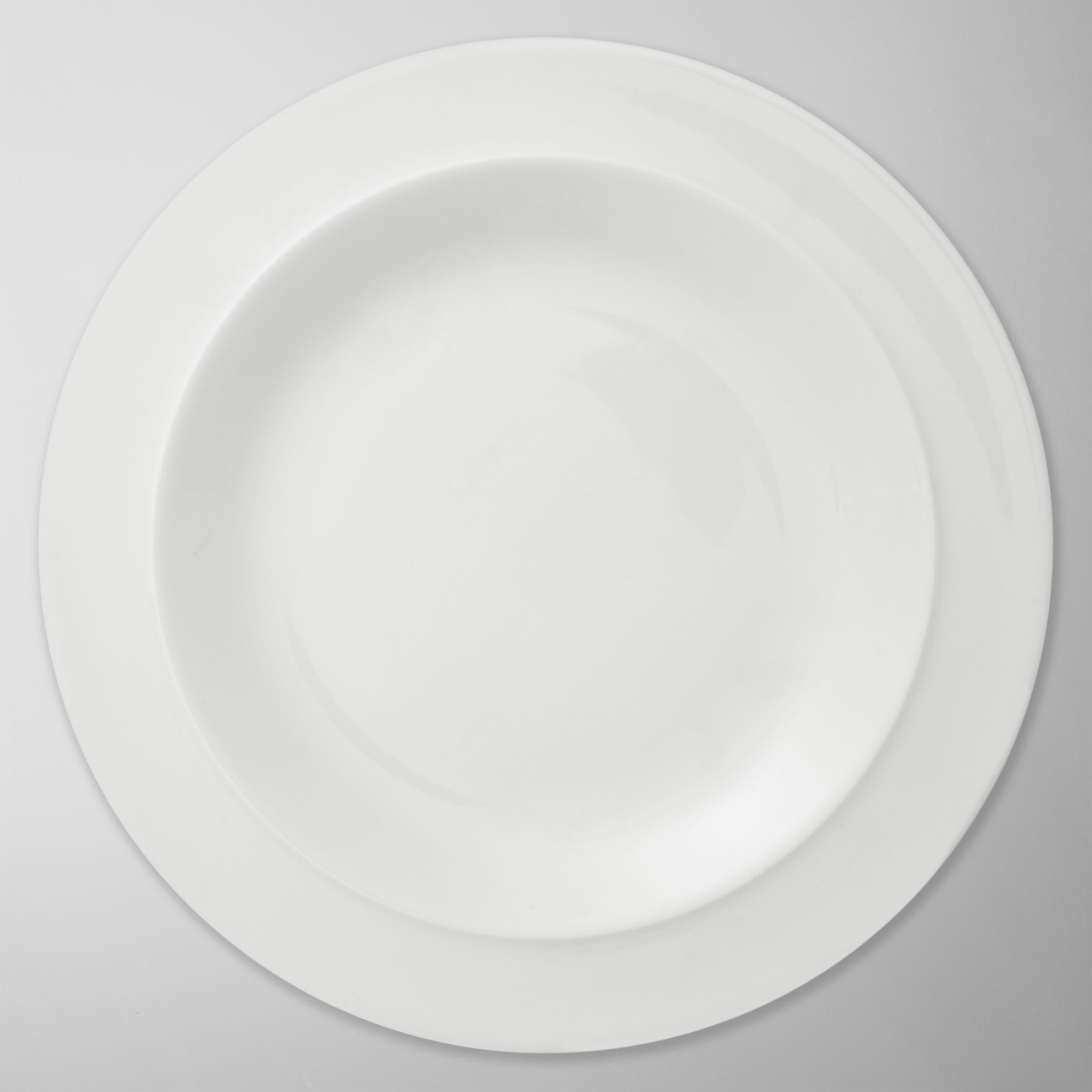 Denby White Dessert Plate, 24cm