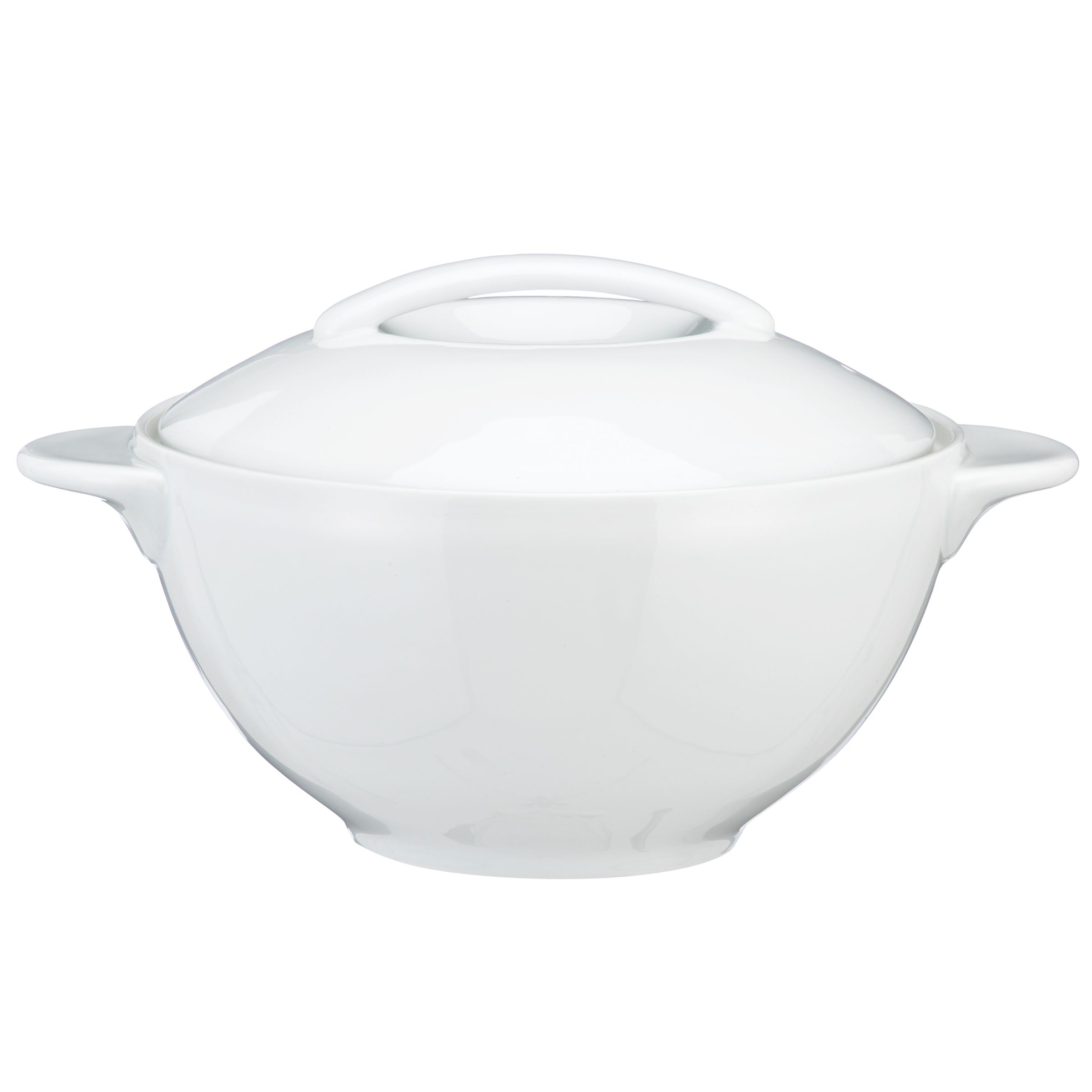 Denby White Covered Vegetable Dish 3L