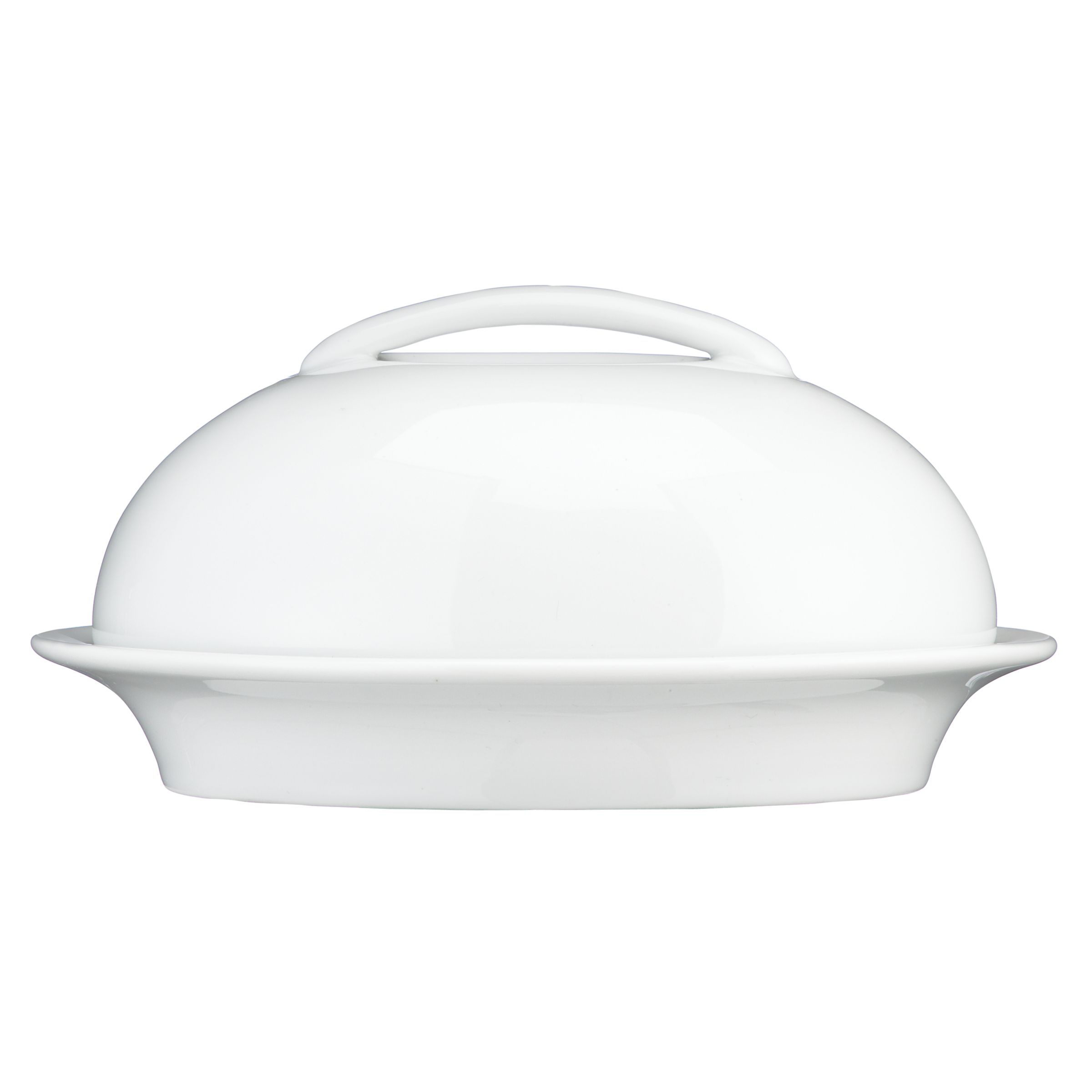 Denby White Butter Dish